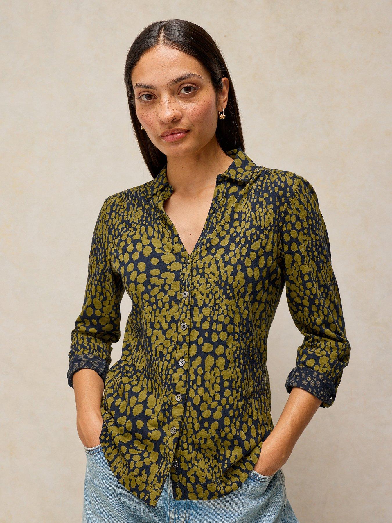 Image 1 of 5 of White Stuff Annie Jersey Shirt
