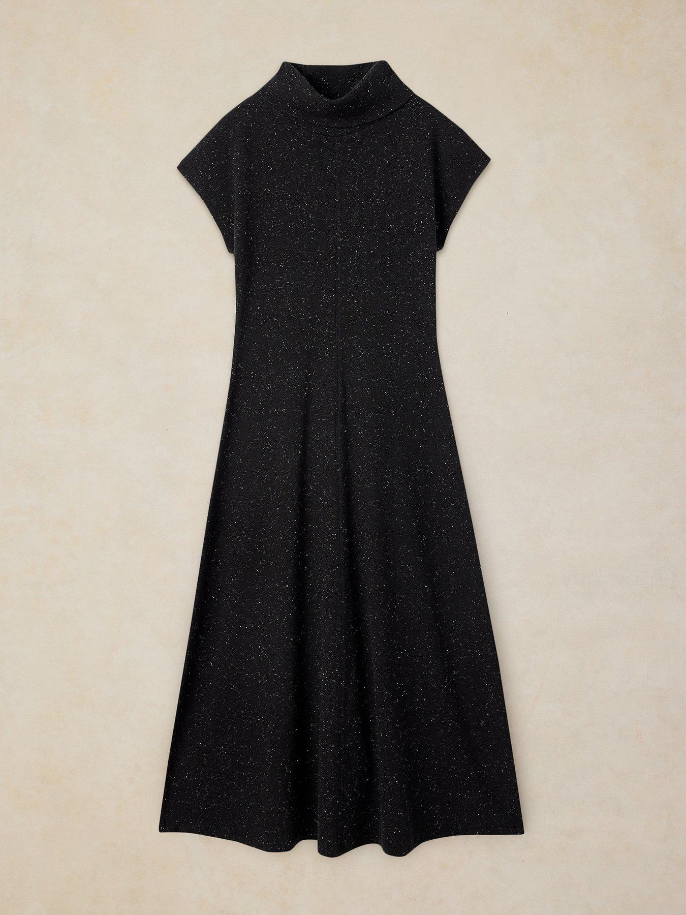 Image 5 of 5 of White Stuff Ruby Roll Neck Sparkle Dress
