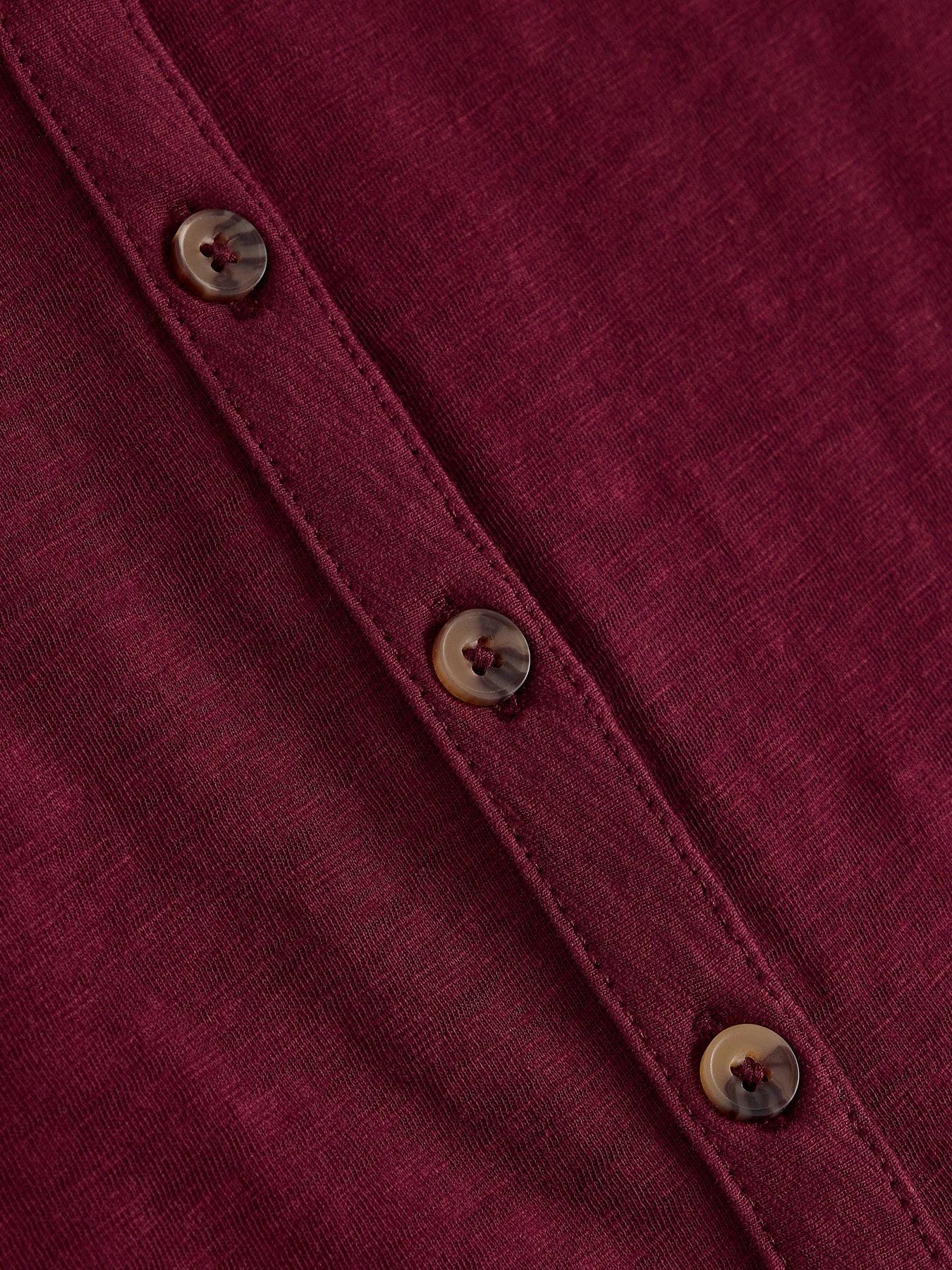 Image 5 of 6 of White Stuff Nina Notch Button Tee