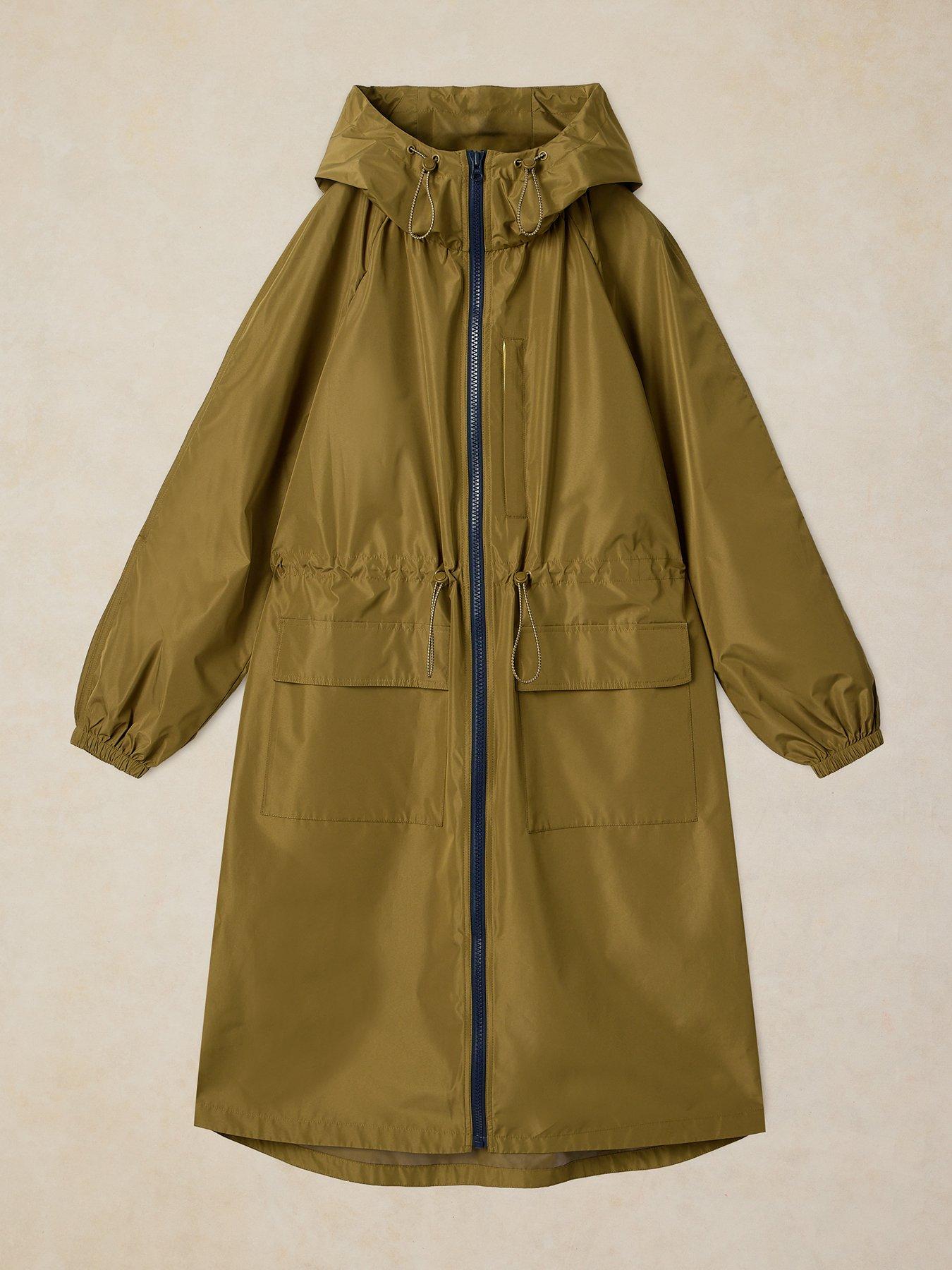 Image 5 of 5 of White Stuff Womens Marielle Showerproof Coat - Green