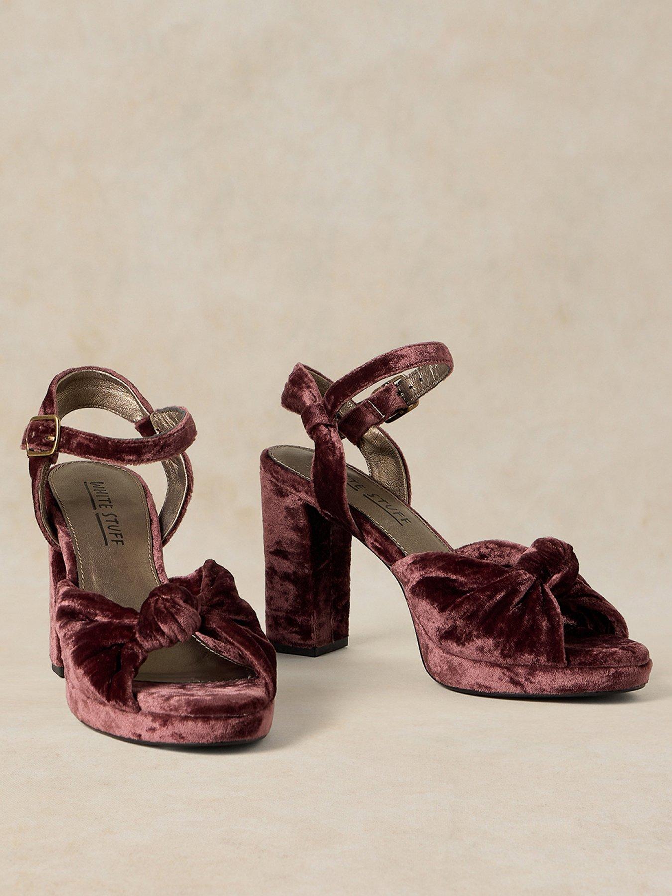 Image 2 of 3 of White Stuff Womens Stella Platform Block Heel Sandal - Purple