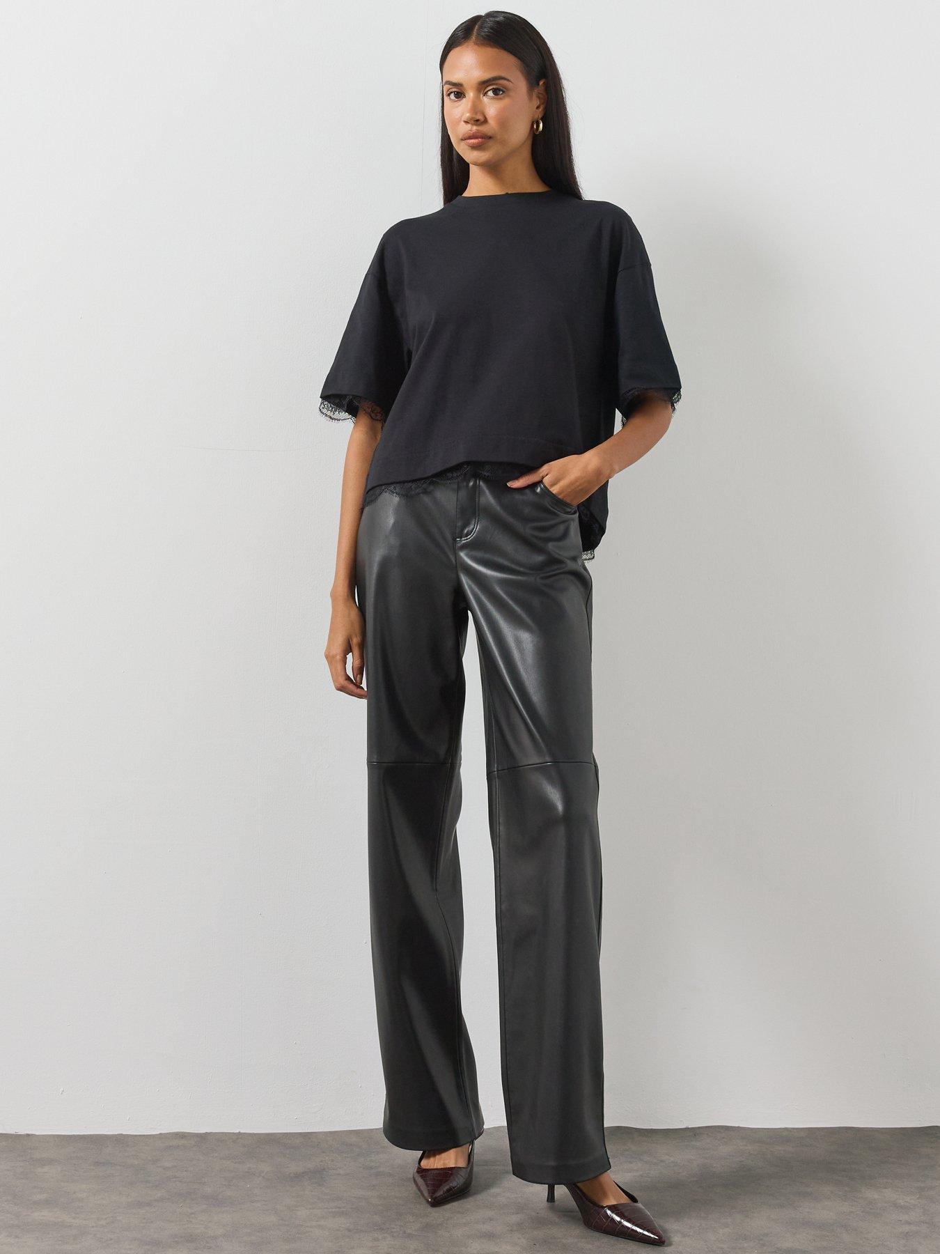 Image 3 of 6 of AllSaints Nia Lace Tee