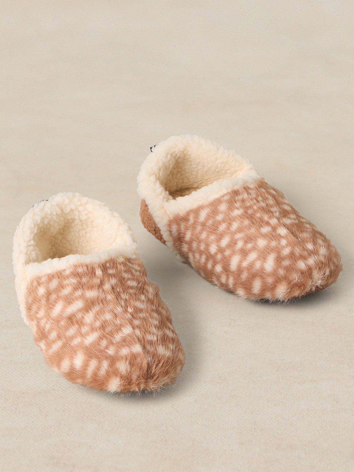Image 2 of 3 of White Stuff Womens Reya Faux Fur Slippers - Brown
