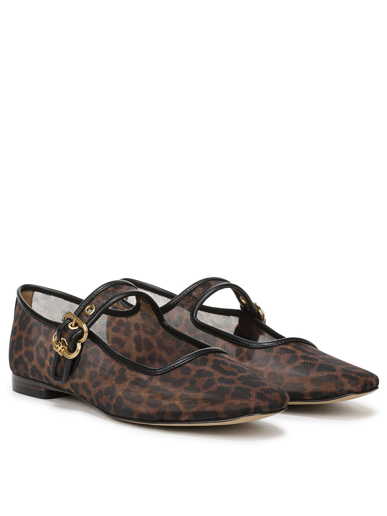 Image 7 of 7 of SAM EDELMAN Michaela Mesh Mary Jane Pump - Leopard Print