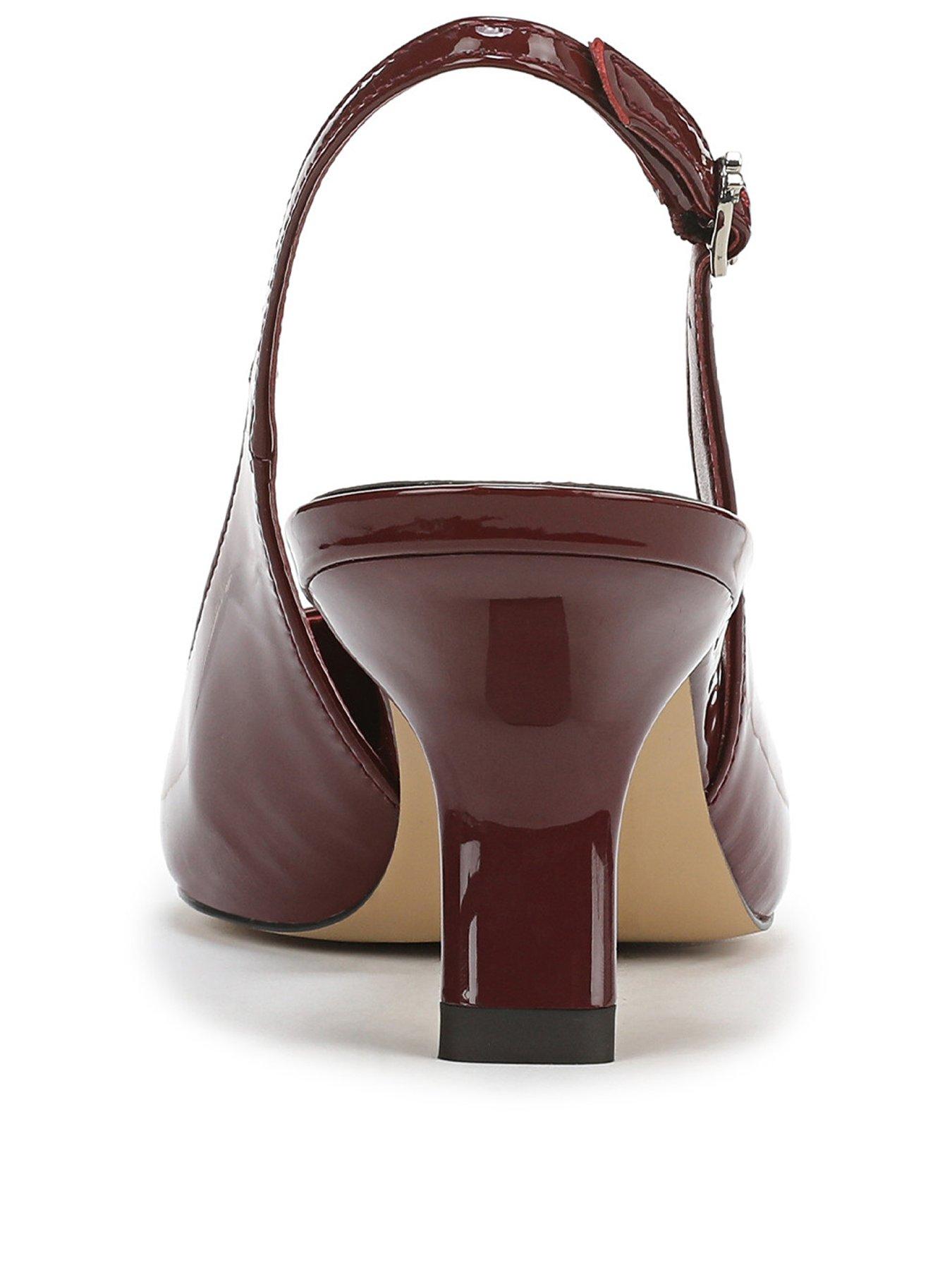Image 3 of 6 of SAM EDELMAN Bianka Sling Back Heeled Pump - Red