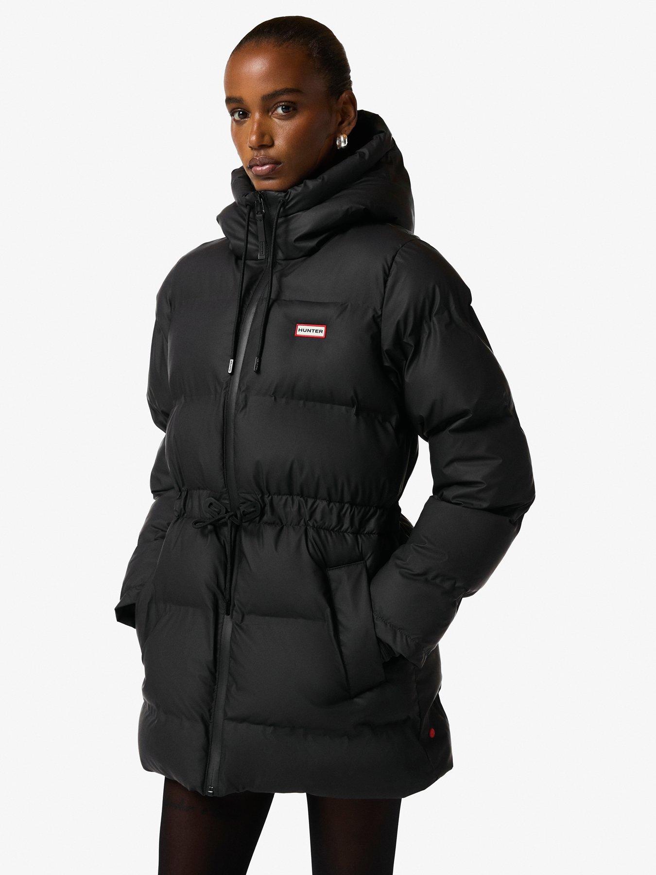 Hunter Women's Black Lemhi Puffer Jacket - Size 6 - Image 4