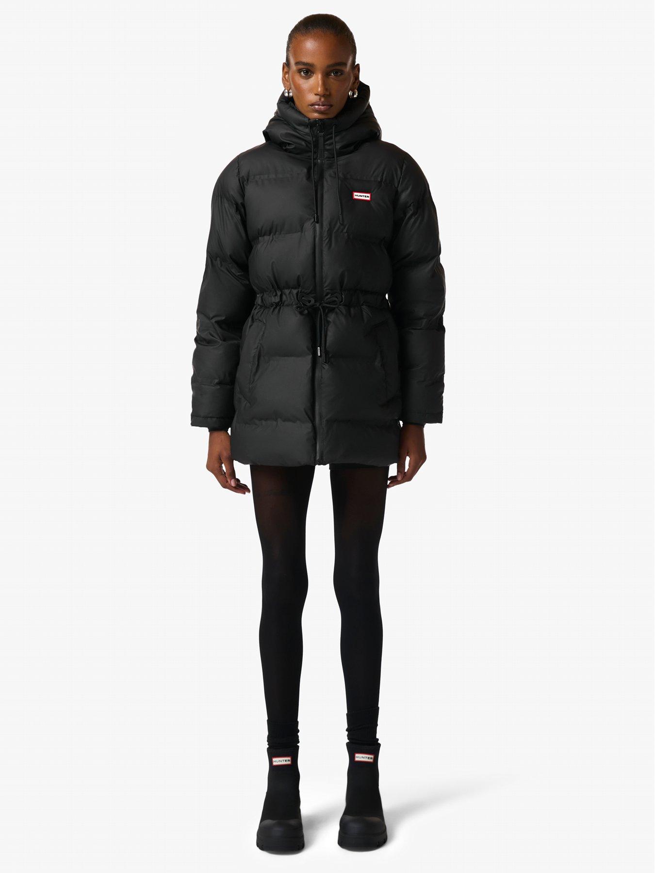 Image 3 of 6 of Hunter Womens Lemhi Sonic Welded Pu Padded Jacket - Black