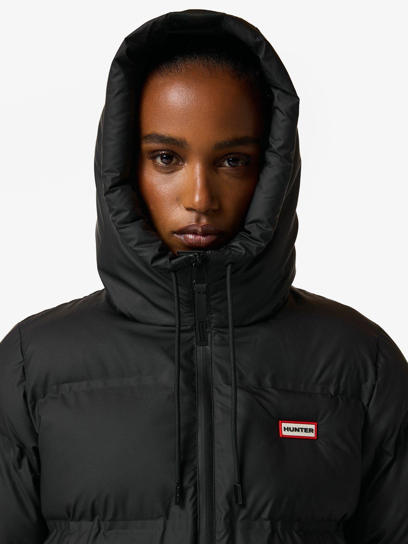 Image 5 of 6 of Hunter Womens Lemhi Sonic Welded Pu Padded Jacket - Black