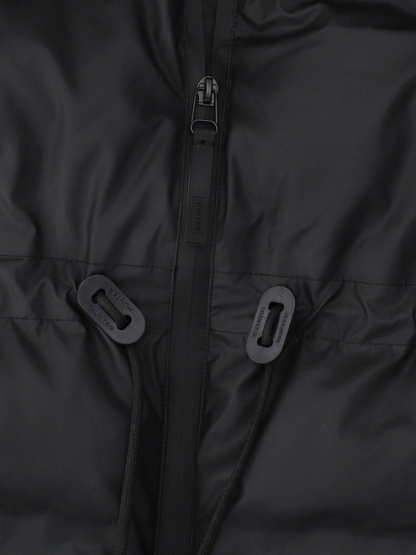 Image 6 of 6 of Hunter Womens Lemhi Sonic Welded Pu Padded Jacket - Black