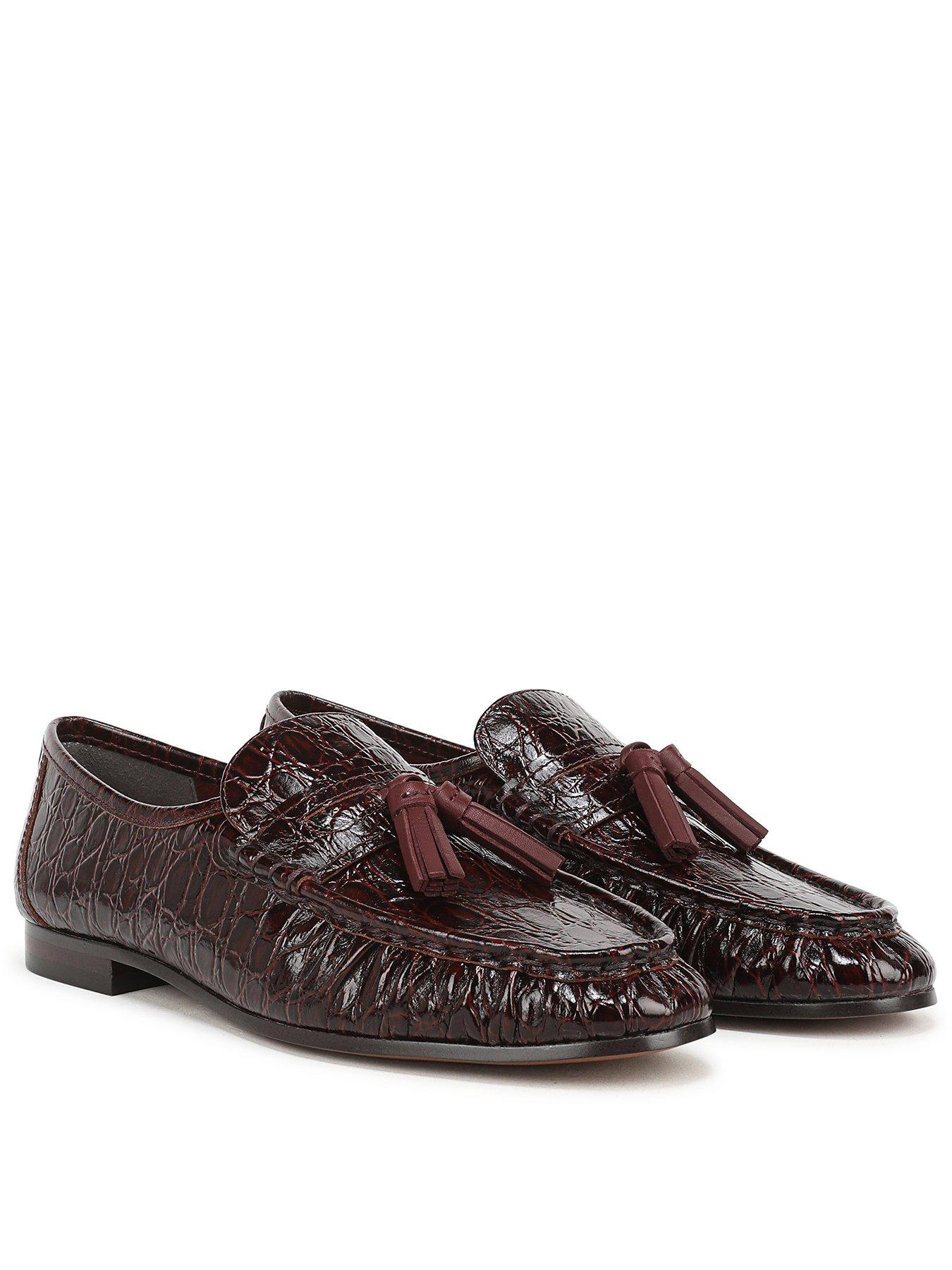 Image 1 of 5 of SAM EDELMAN Lana Leather Loafer - Red