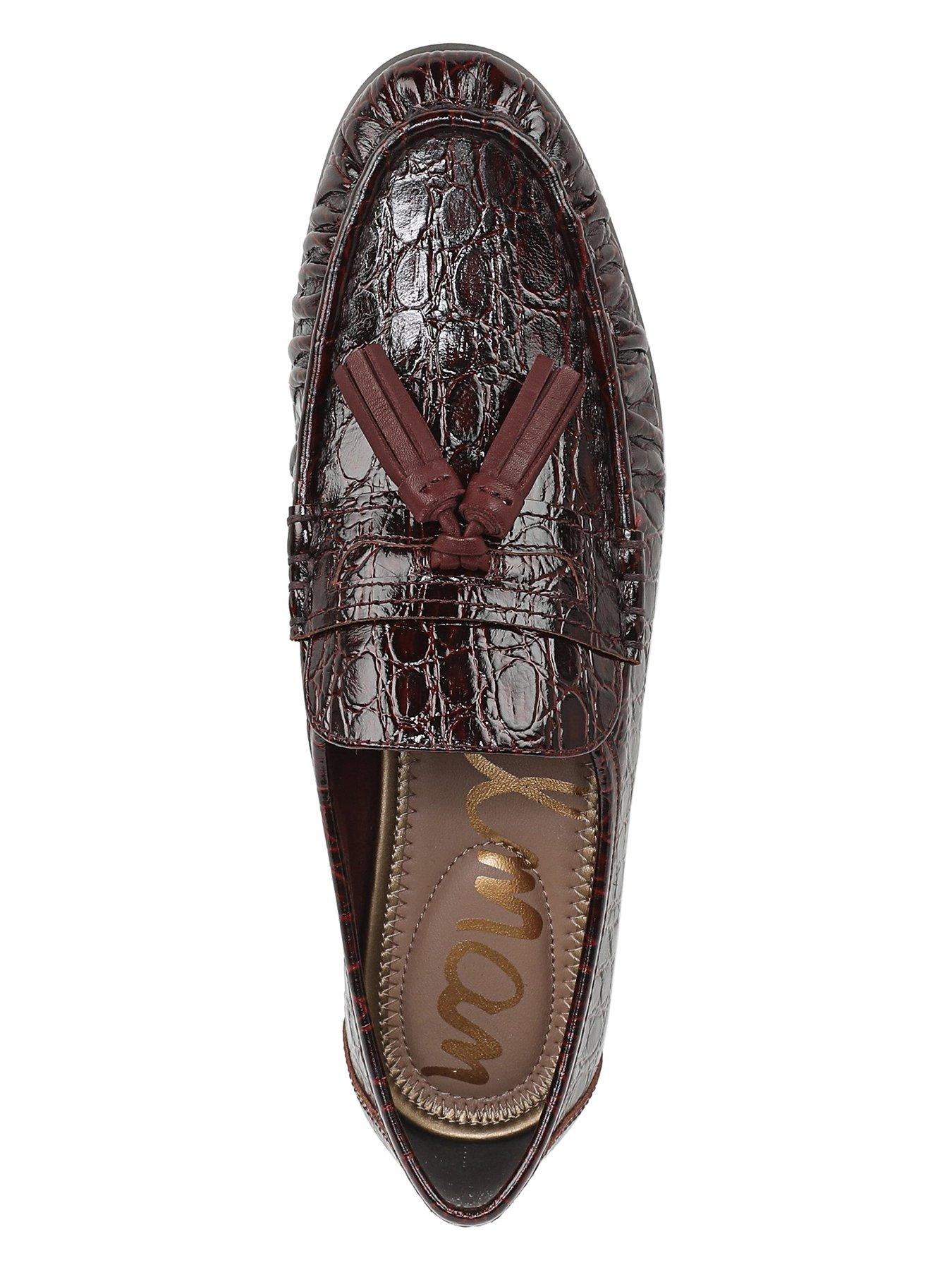 Image 4 of 5 of SAM EDELMAN Lana Leather Loafer - Red