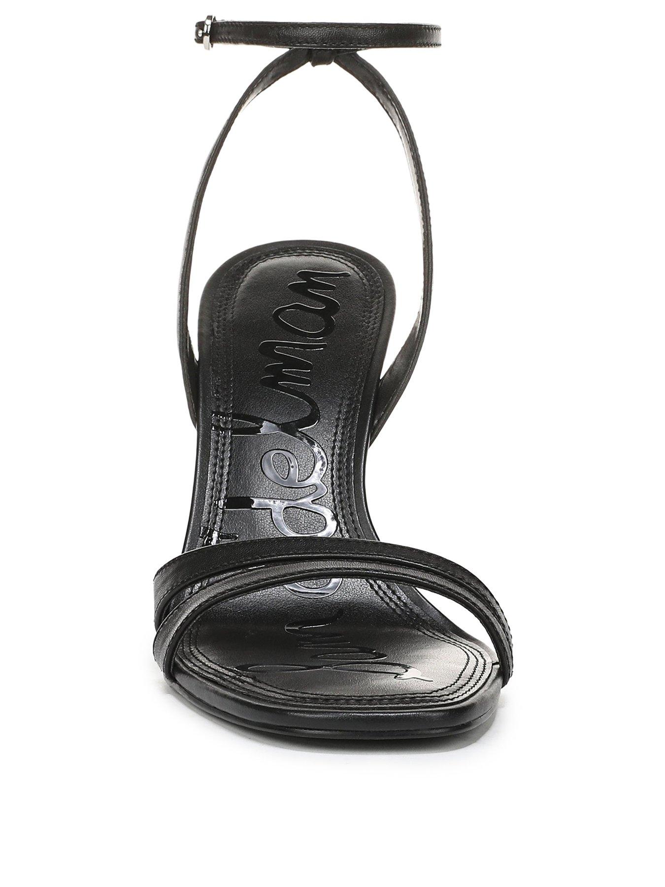 Image 2 of 5 of SAM EDELMAN Junie Strappy Heel - Black