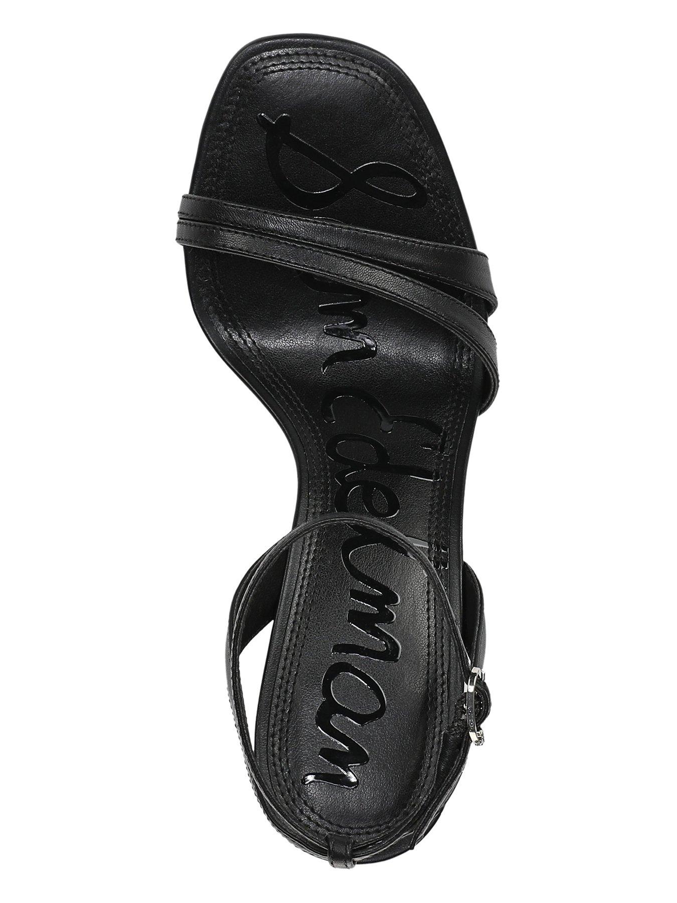 Image 4 of 5 of SAM EDELMAN Junie Strappy Heel - Black