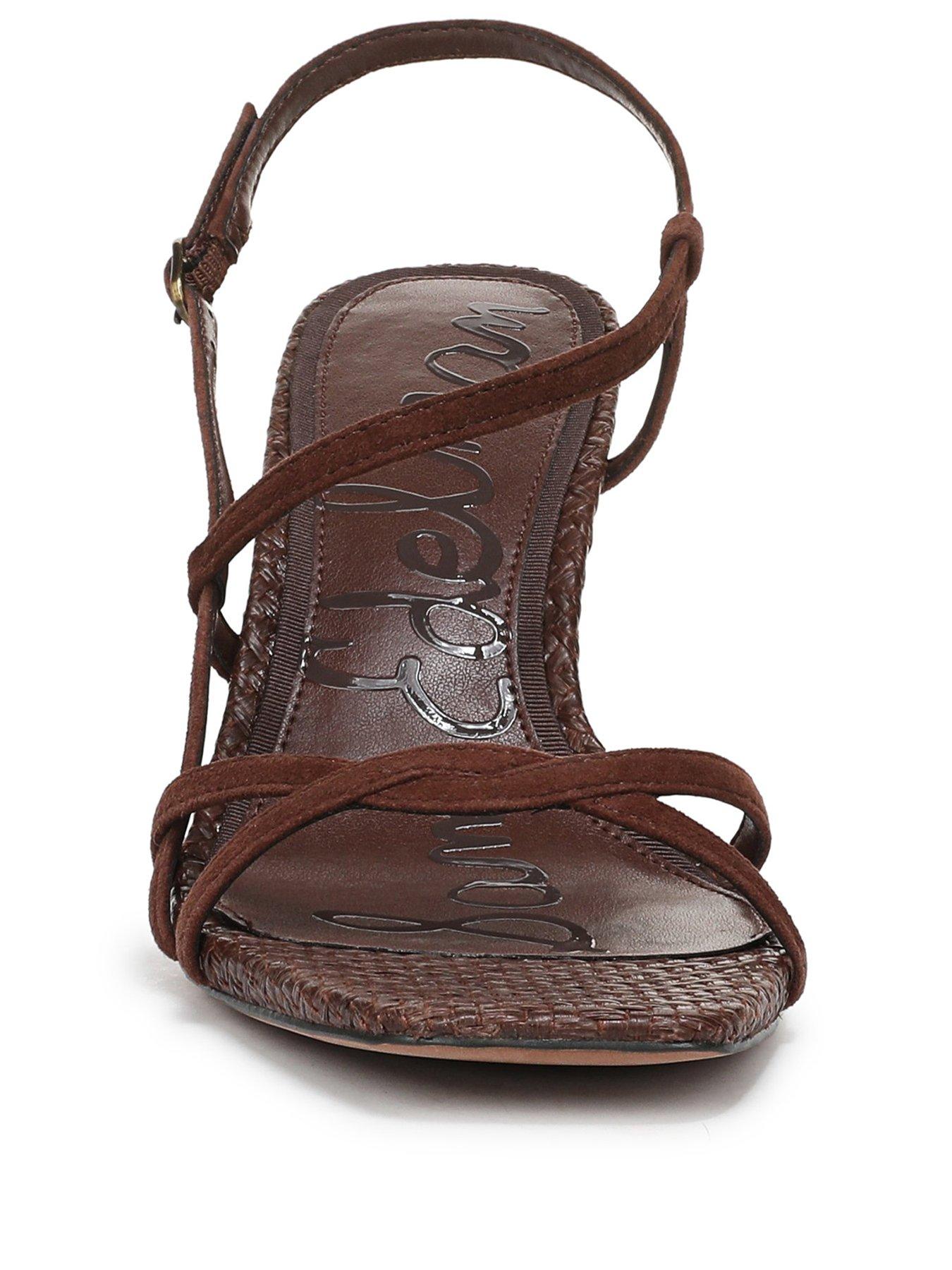 Image 2 of 5 of SAM EDELMAN Elissa Strappy Heel Sandal  - Brown