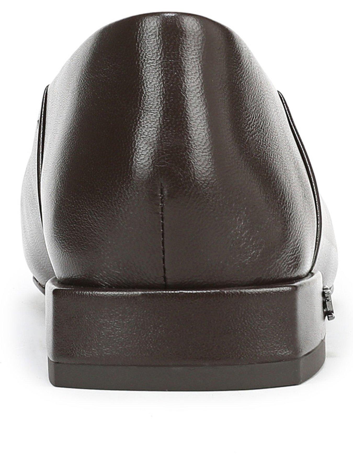 Image 3 of 5 of SAM EDELMAN Kasey Block Heel Square Toe Pump - Brown