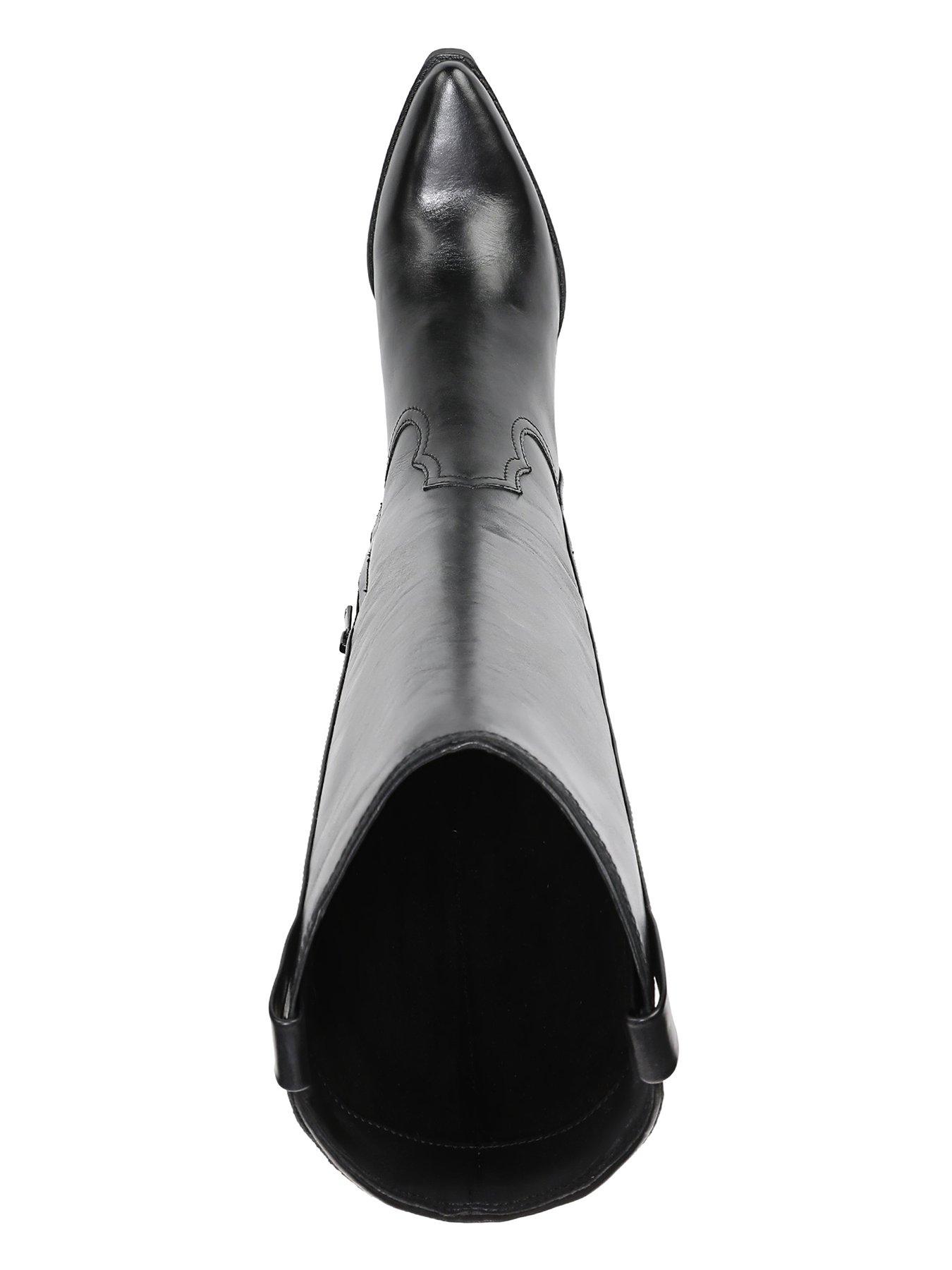 Image 4 of 6 of SAM EDELMAN Wyatt Knee High Cow Boy Boot - Black