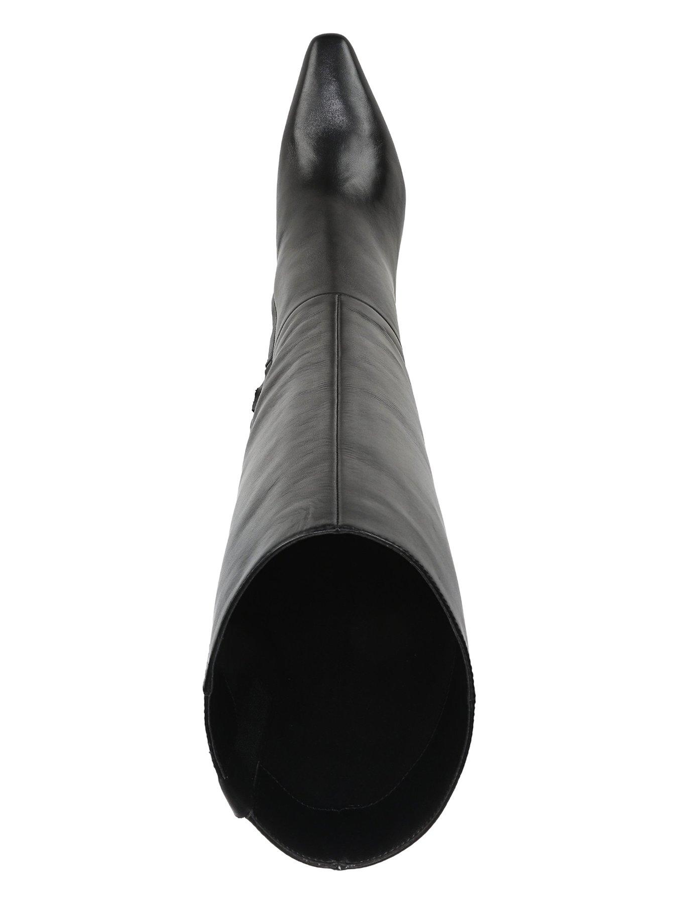 Image 5 of 7 of SAM EDELMAN Sylvia Knee High Leather Boot - Black