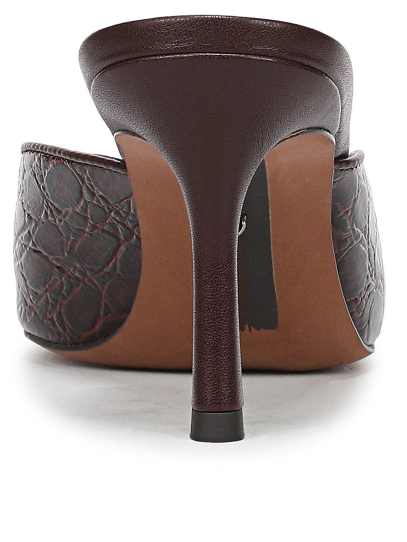 Image 3 of 6 of SAM EDELMAN Margeaux Slip On Heel Mule - Red