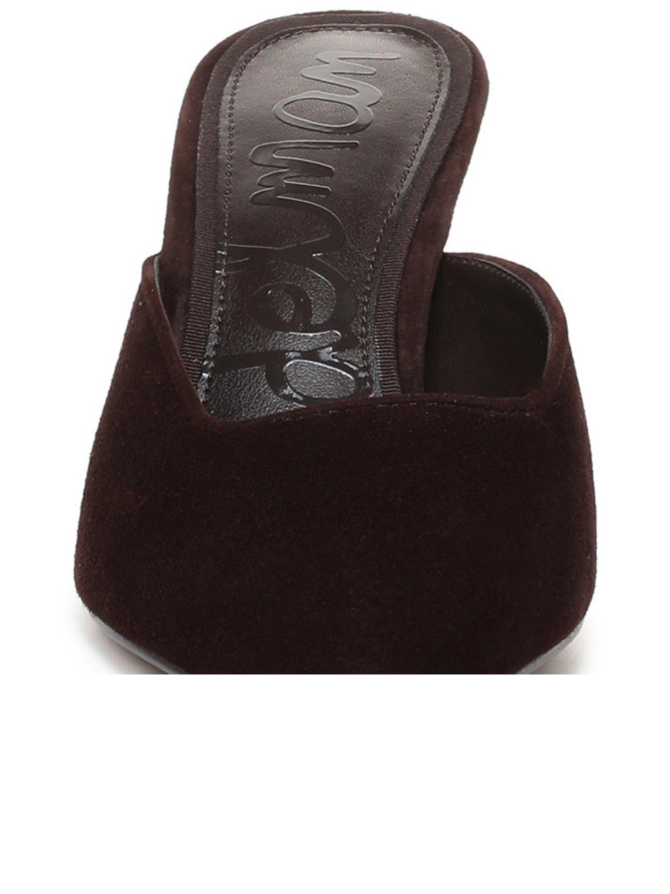 Image 2 of 6 of SAM EDELMAN Margeaux Slip On Heel Mule - Brown