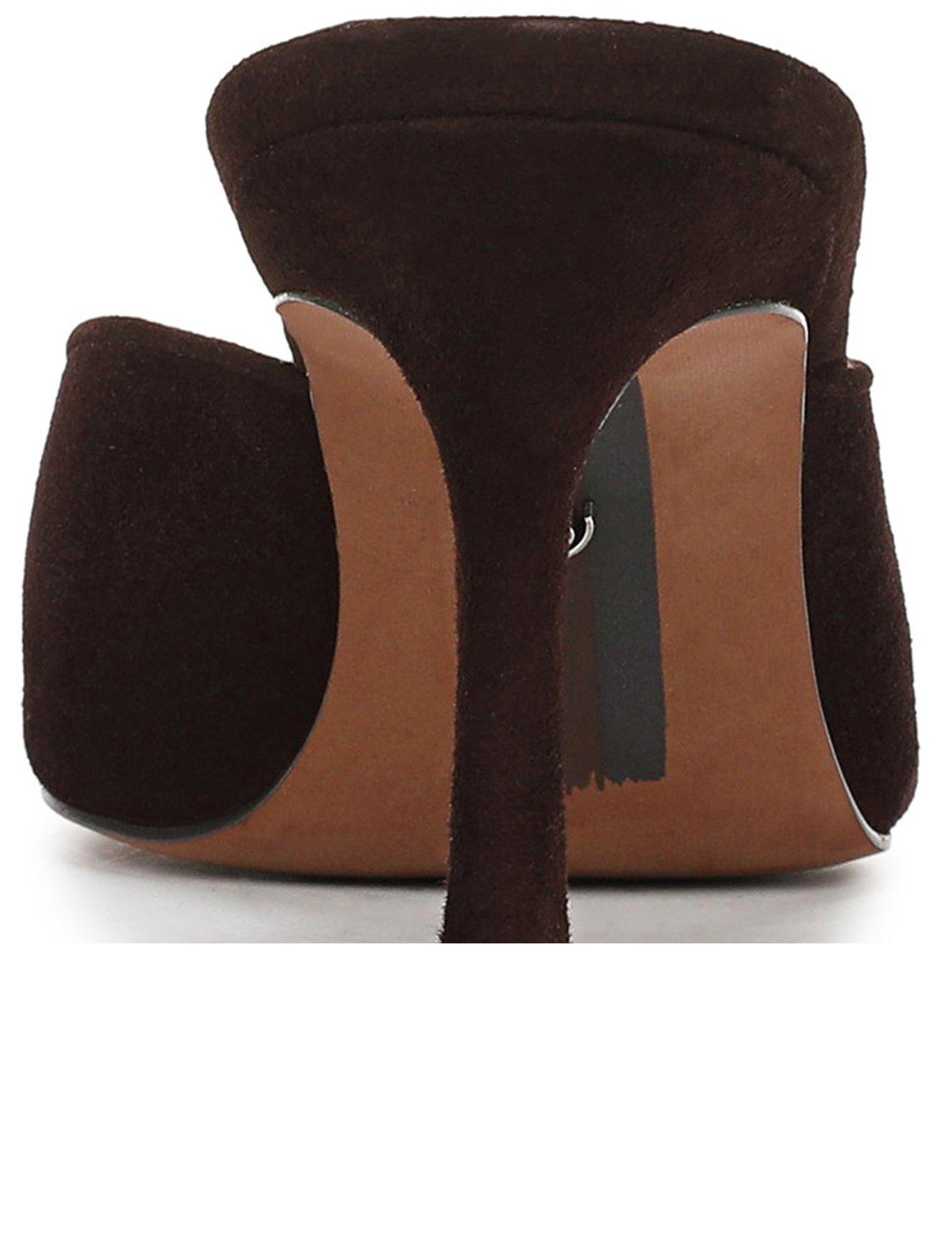 Image 3 of 6 of SAM EDELMAN Margeaux Slip On Heel Mule - Brown