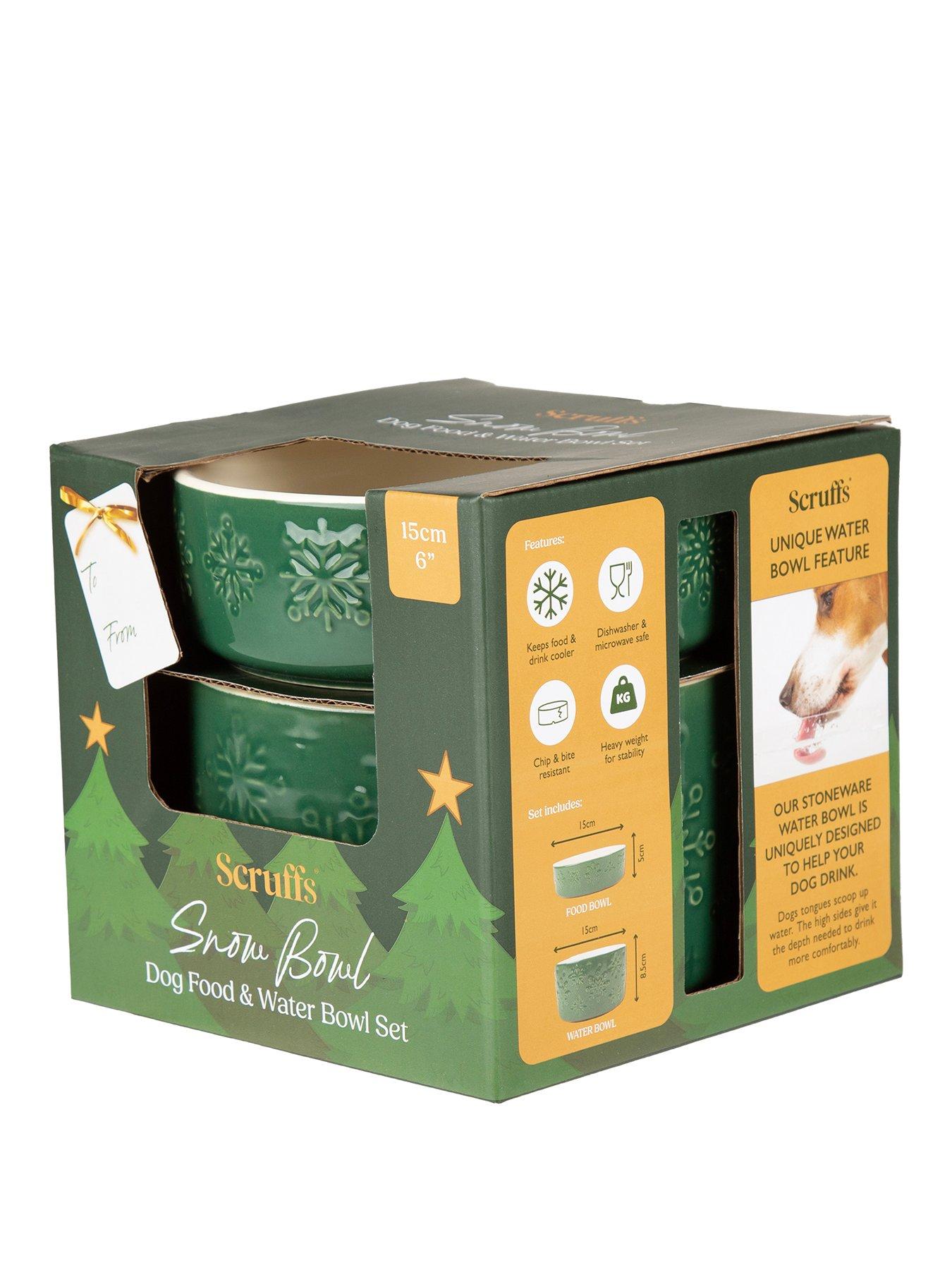 Image 2 of 5 of Scruffs Scruffs Snow Bowl Food & Drink Bowl Gift Set - 15cm