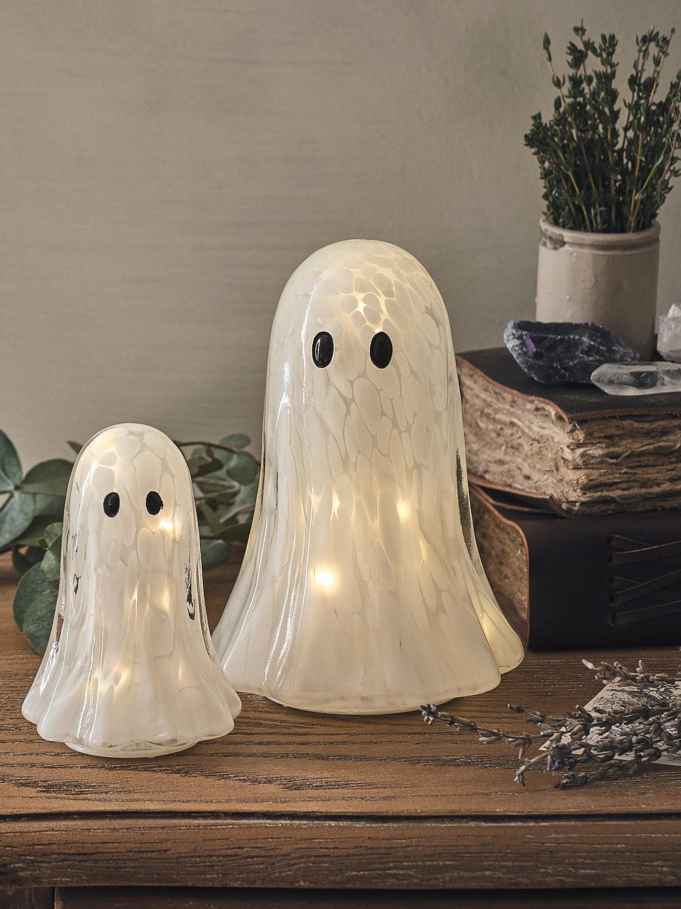 Lights4Fun Confetti Glass Led Ghost