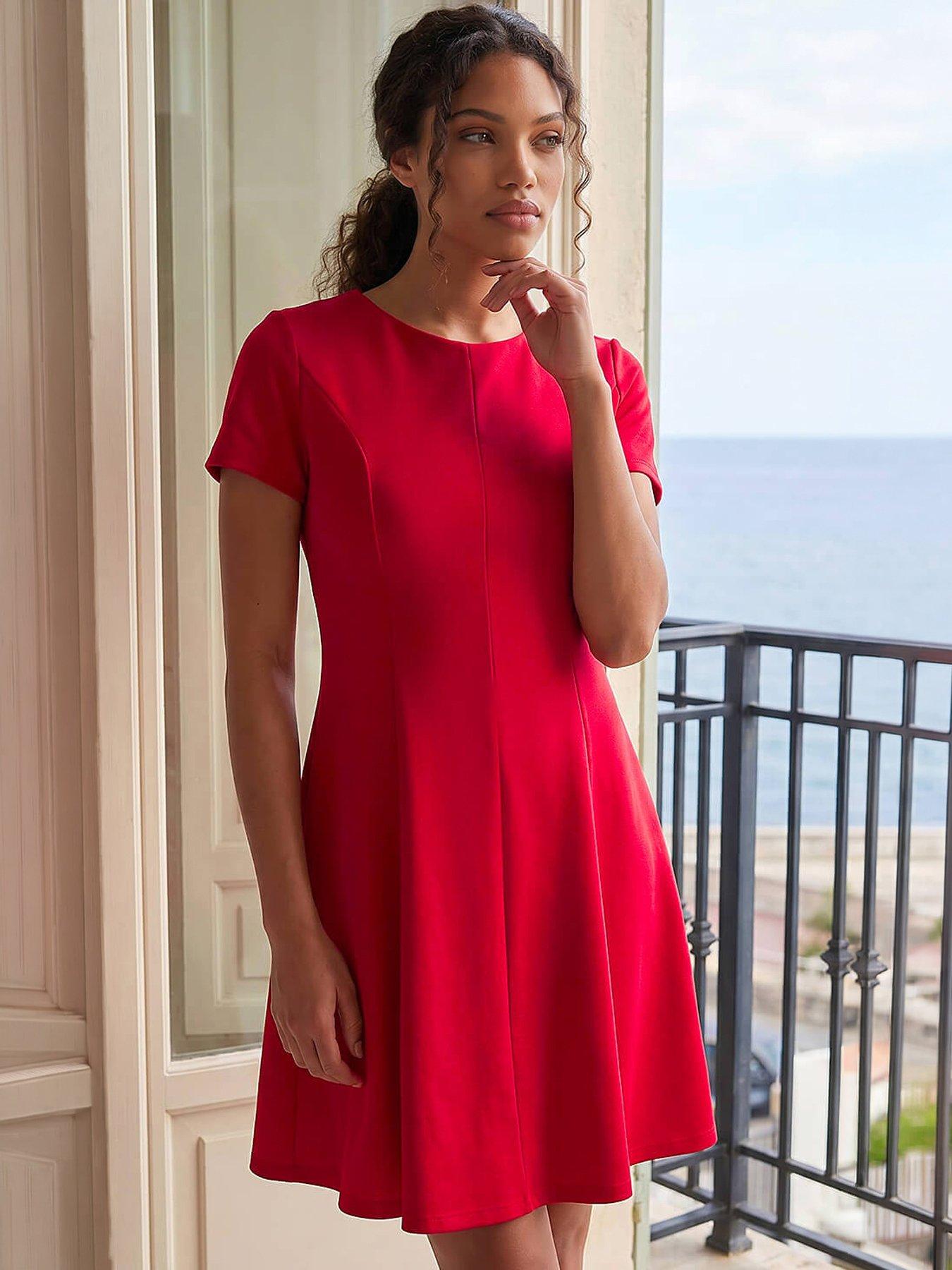 Roman Petite Ponte Dress