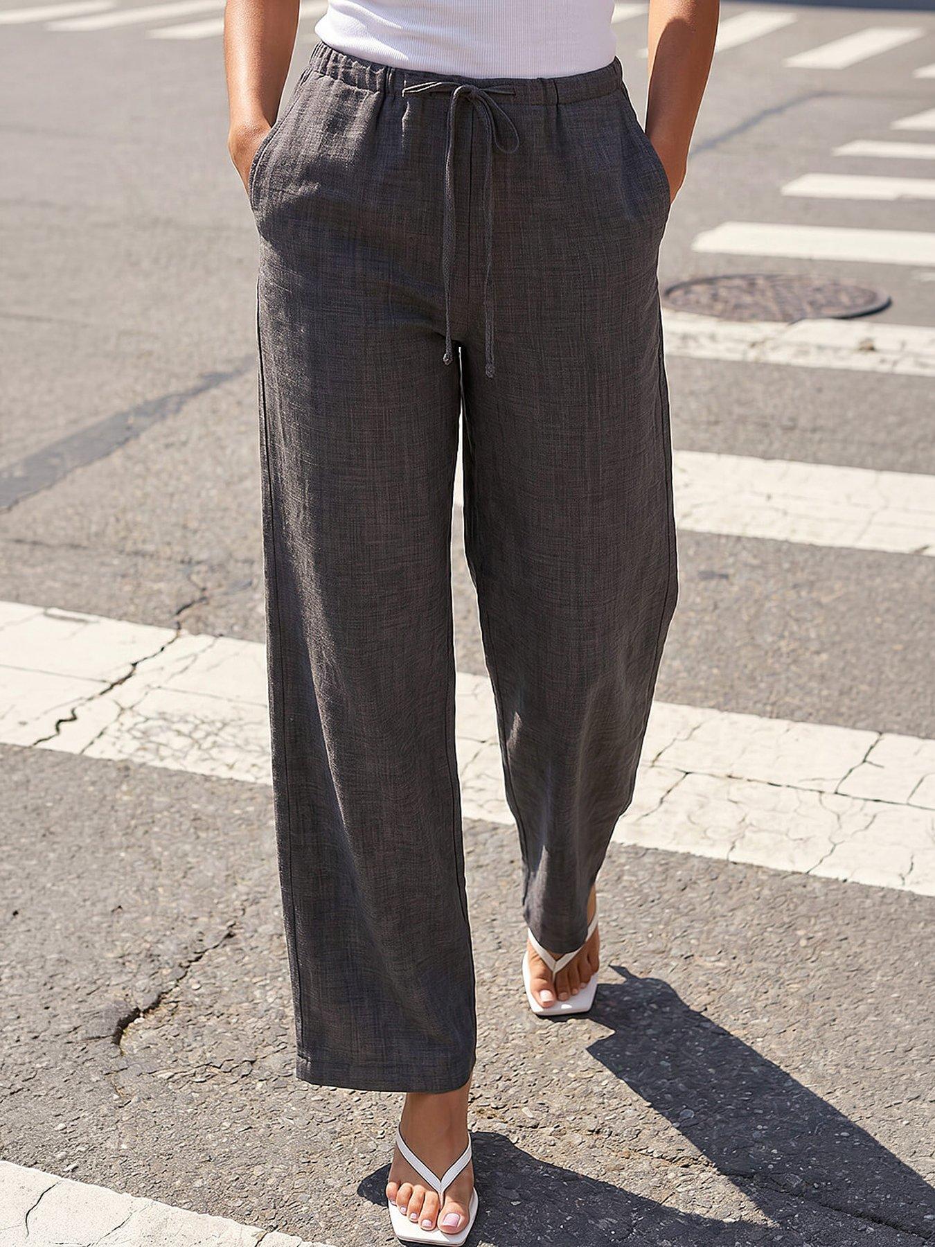 Image 4 of 4 of Roman Petite Pull On Trouser