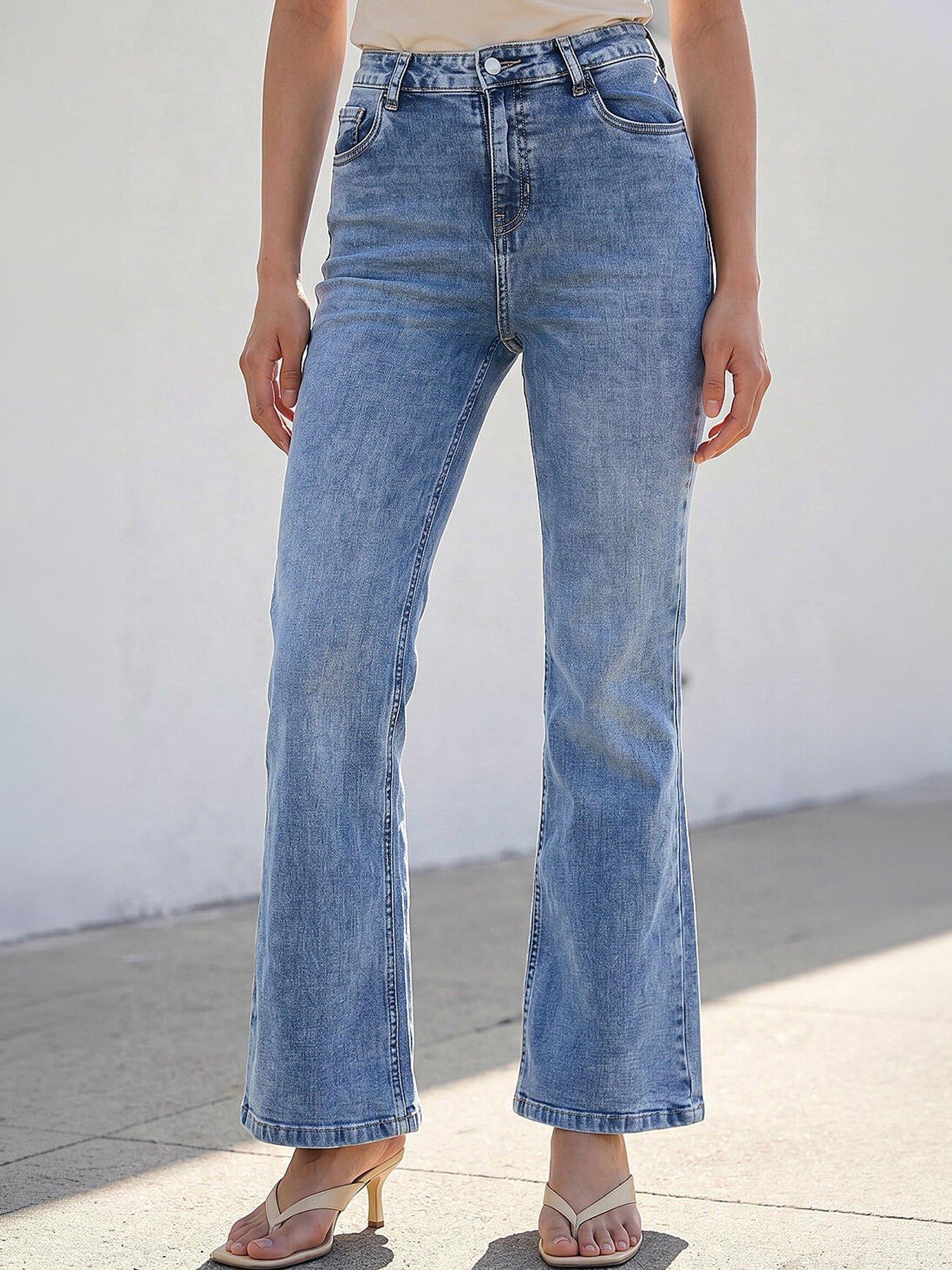 Roman Dusk Bootcut Jeans, Blue, Size 10, Women
