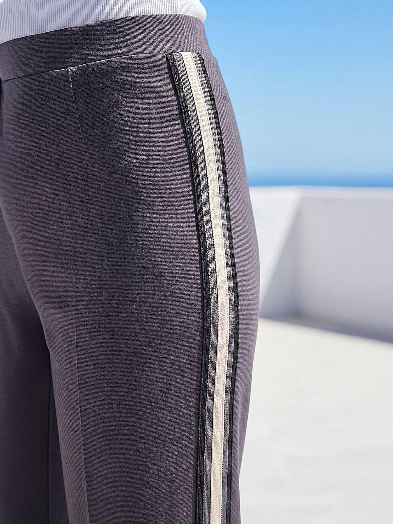 Image 2 of 4 of Roman Petite Side Stripe Trouser