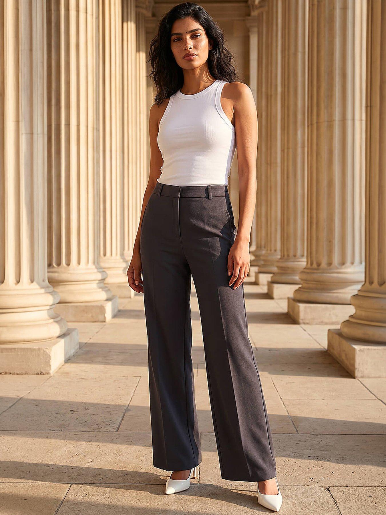 Roman Regular Wide Leg Trouser