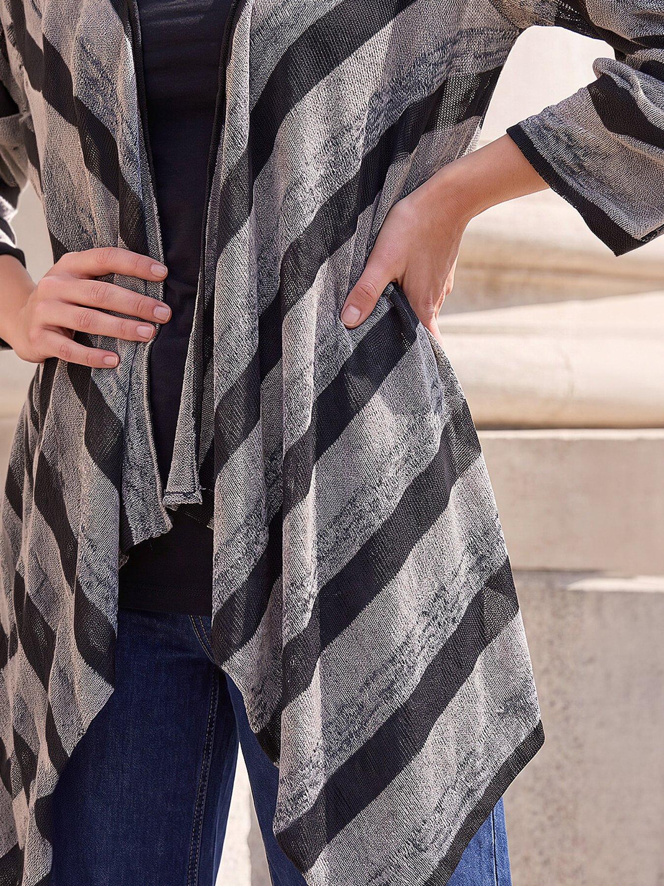 Image 4 of 4 of Roman 2 In 1 Stripe Cardigan