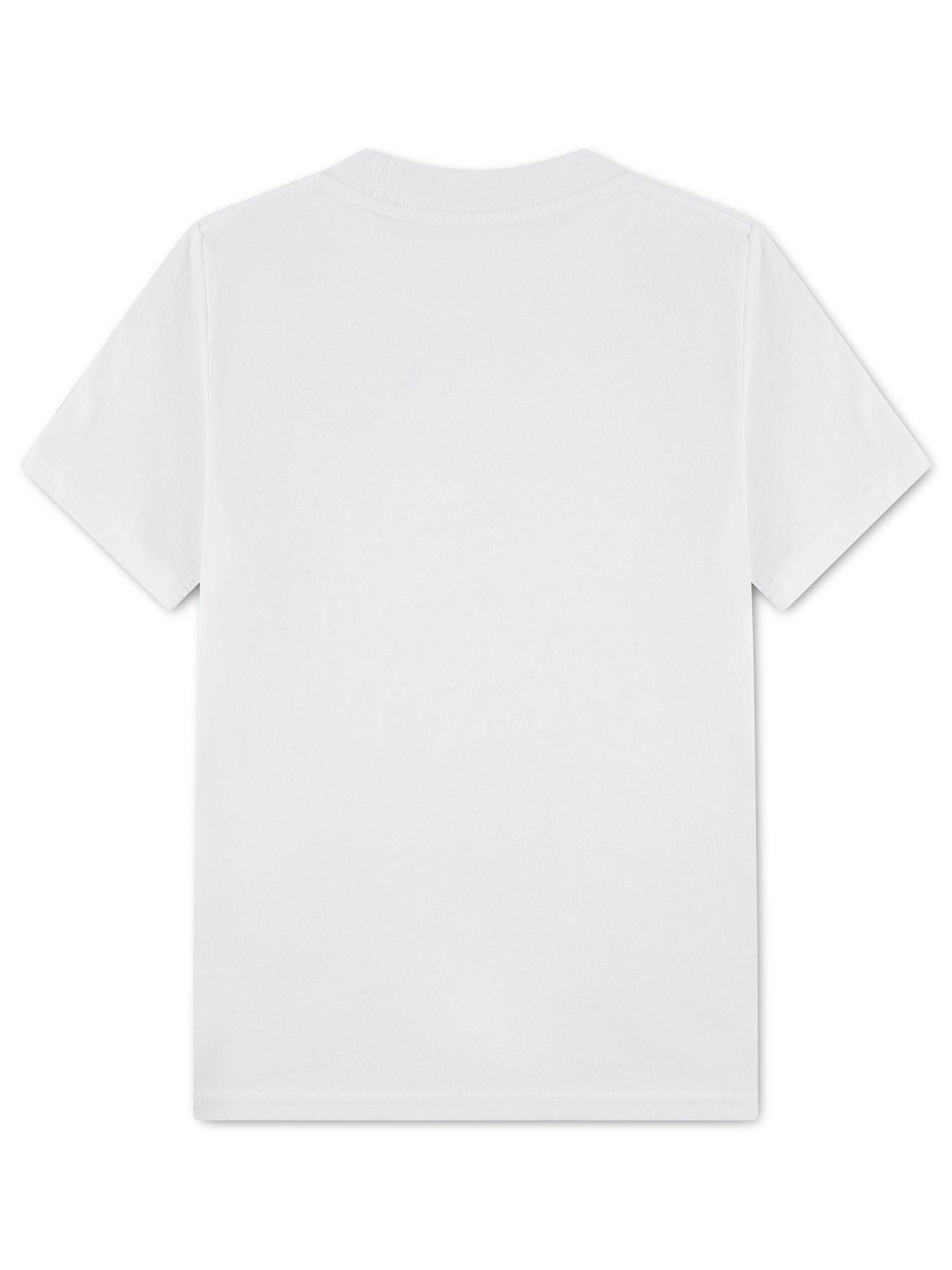 Image 2 of 3 of Abercrombie & Fitch Boys Athletic Core Short Sleeve Lockup T-shirts - White