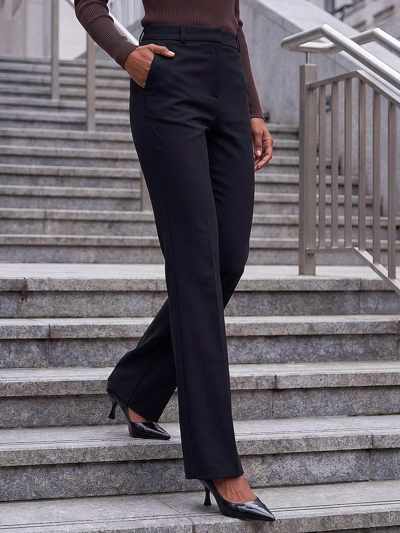 Roman Bootcut Leg Stretch Trousers