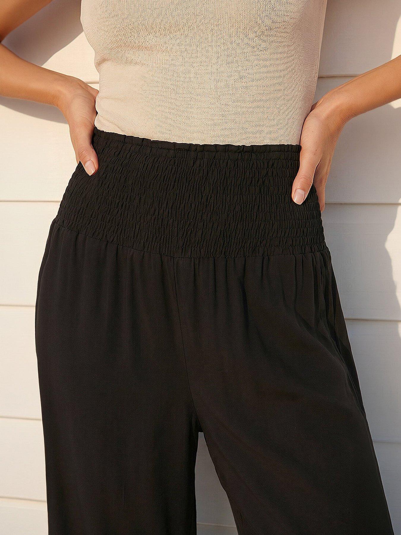 Image 2 of 4 of Roman Shirred Trouser