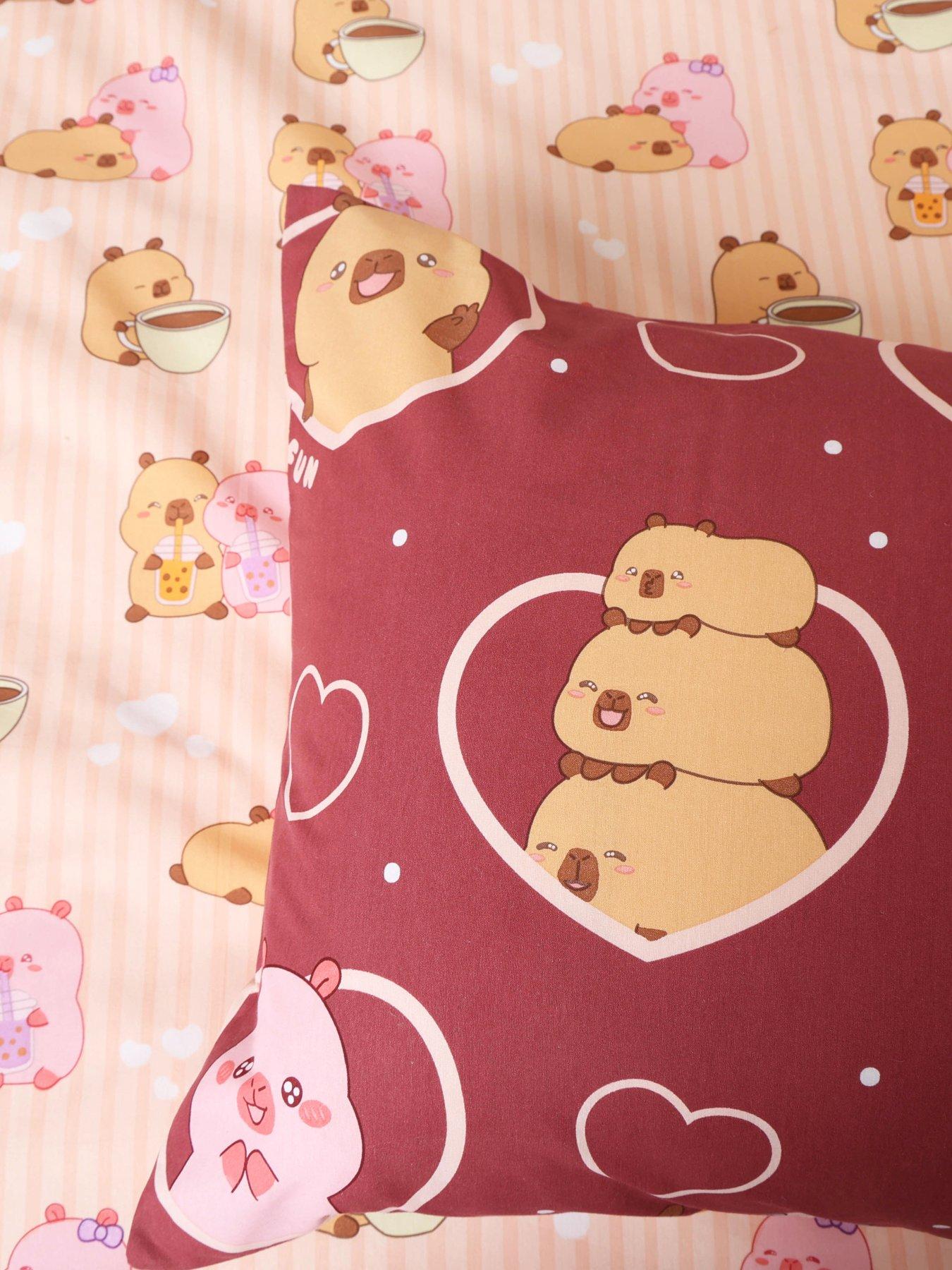 Image 4 of 7 of Kids Capyfun Plum Duvet Set