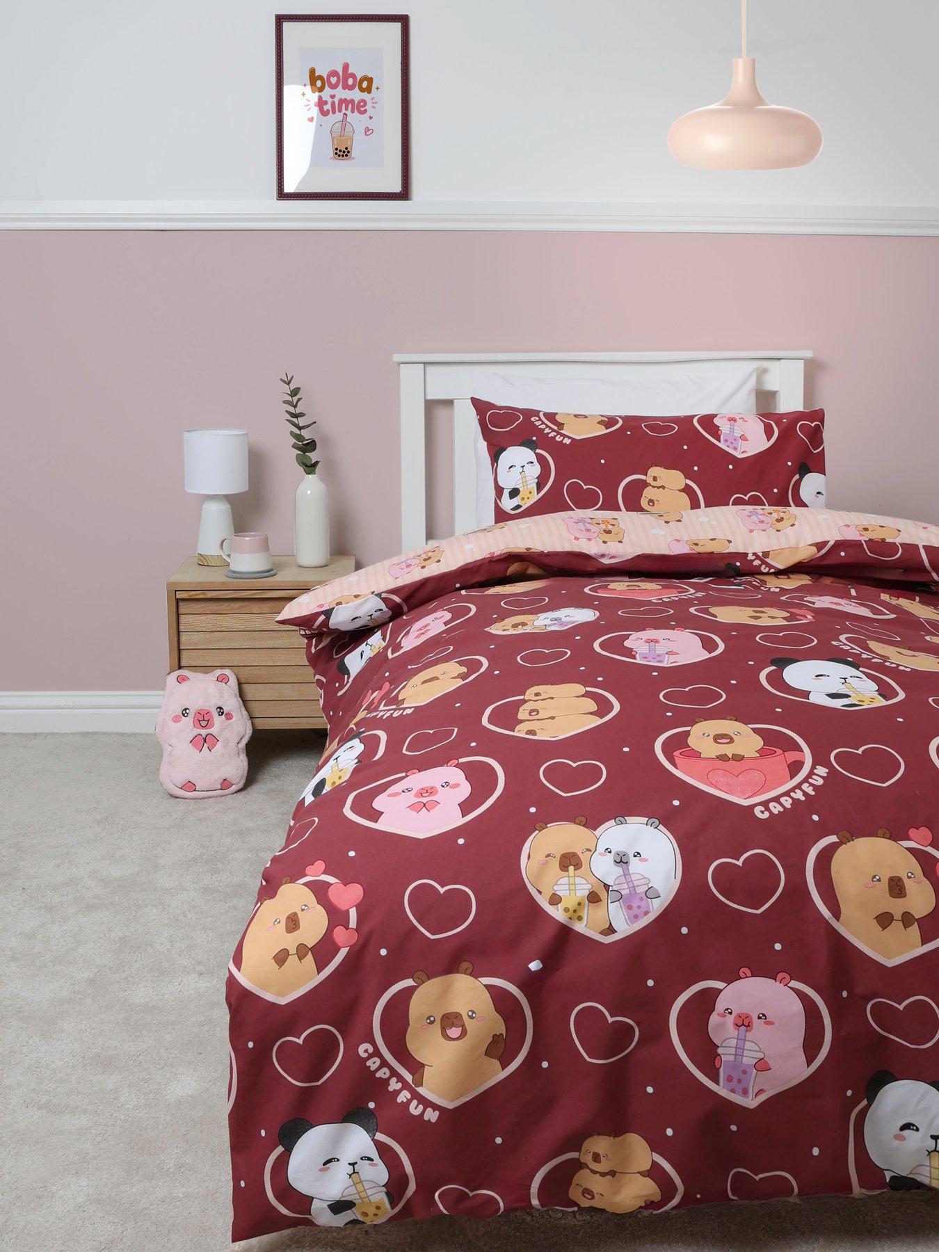 Image 5 of 7 of Kids Capyfun Plum Duvet Set