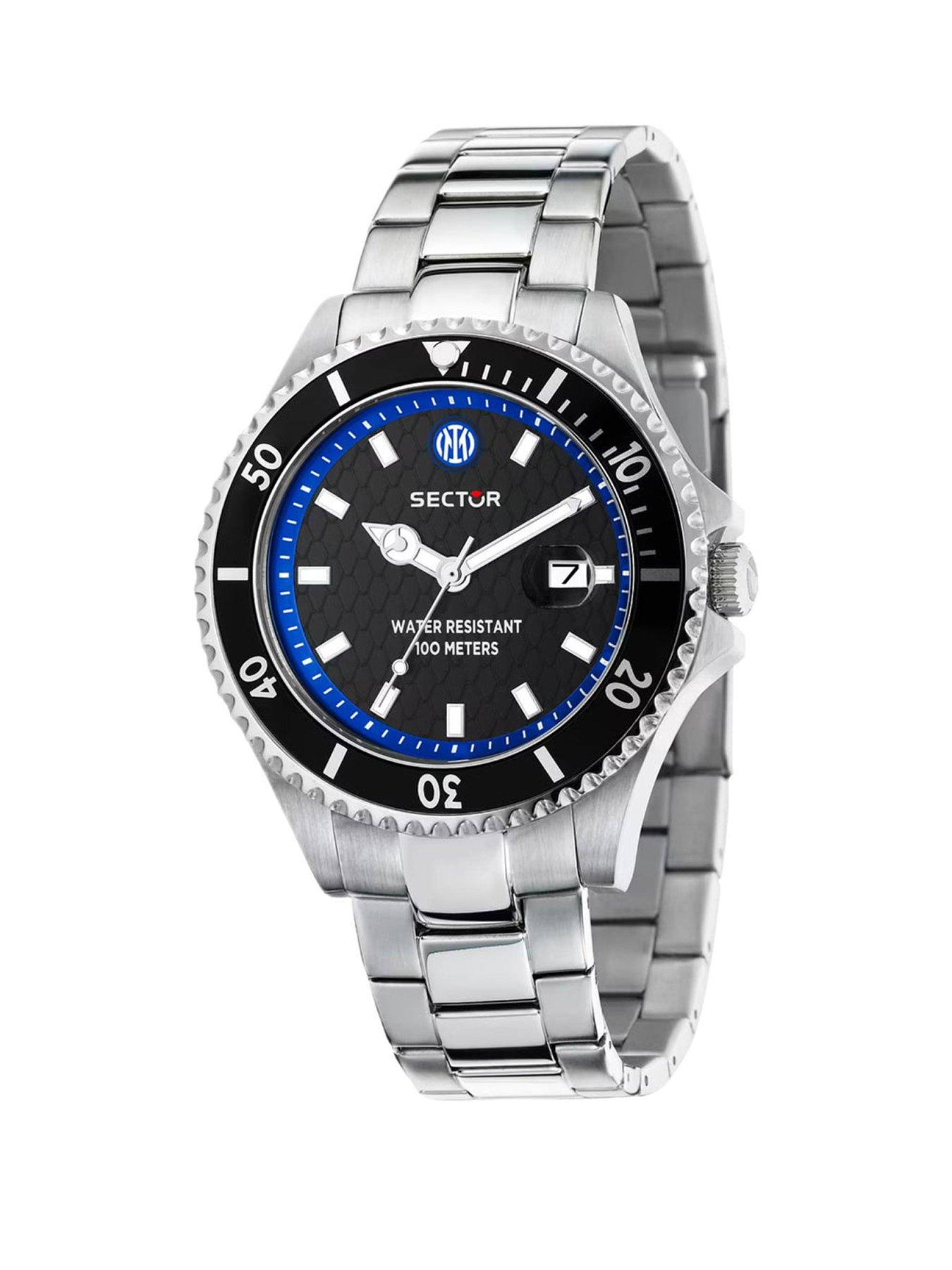 Image 1 of 6 of Sector 230 Inter 43mm Black Dial Stainless Steel Bracelet