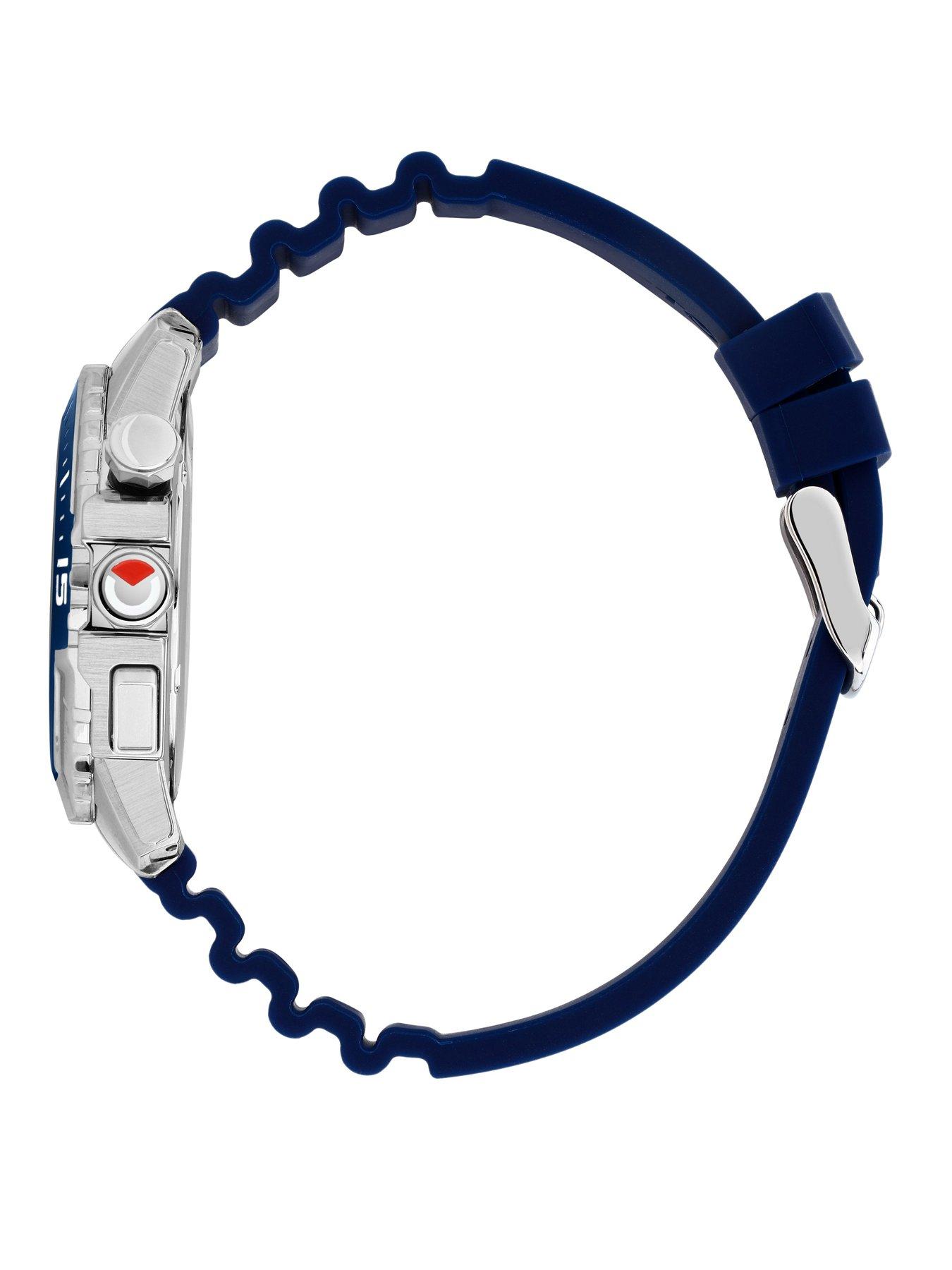 Image 3 of 6 of Sector LEGEND 43MM CHRO BLUE DIAL BLUE SILIC ST