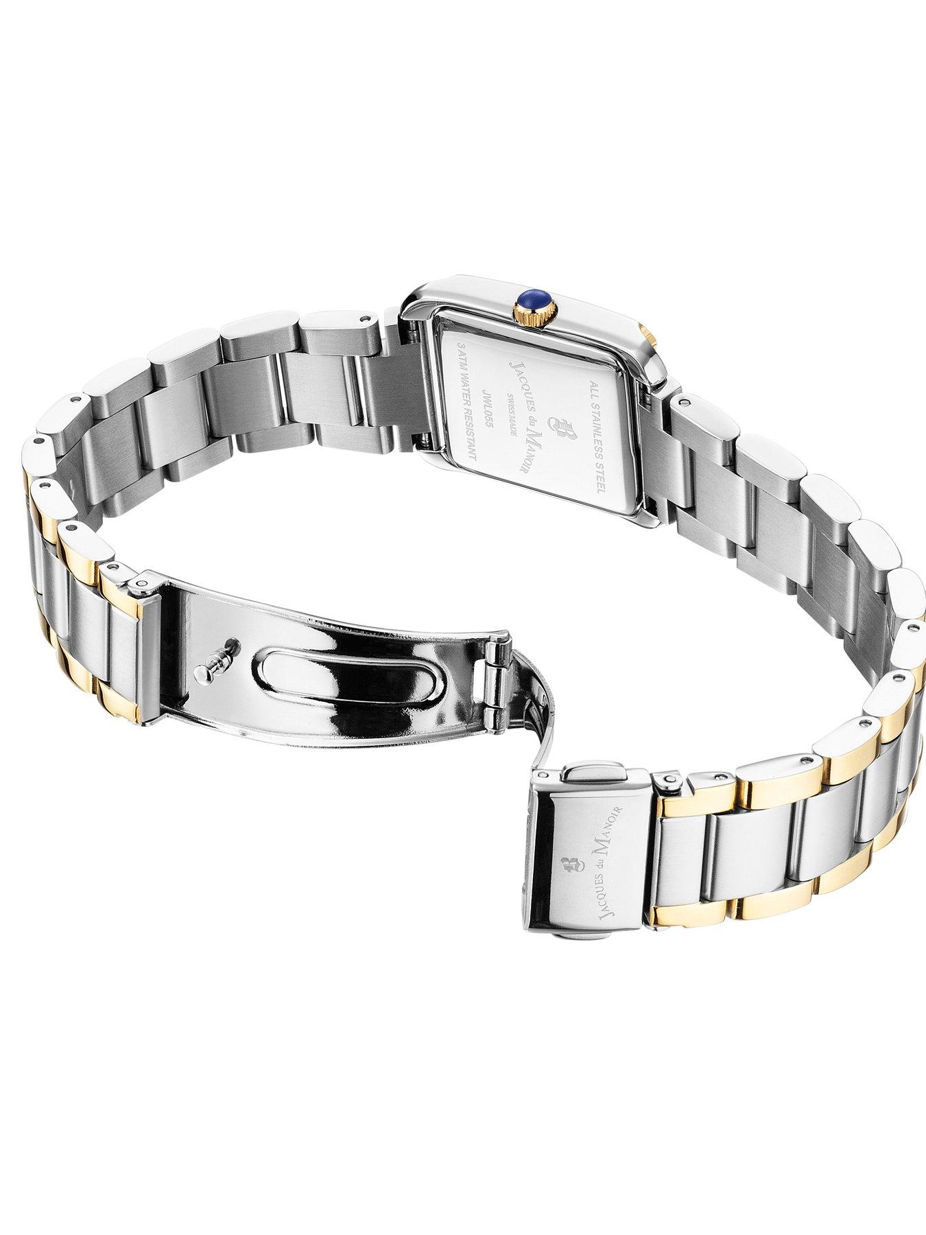 Image 2 of 4 of Jacques Du Manoir Emily II Gold Stone Set Dial Watch