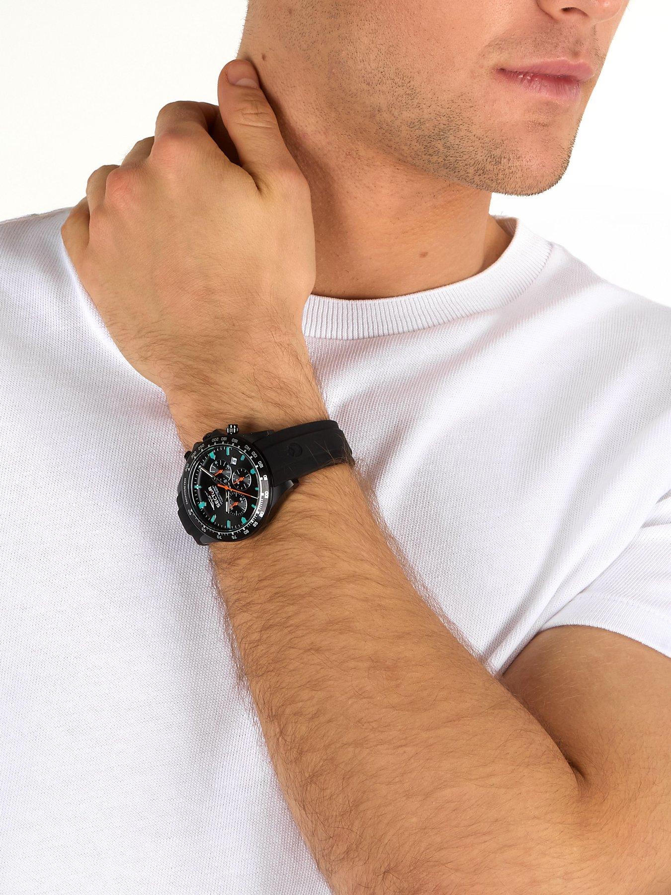 Image 4 of 6 of Sector 230 43mm Chr Black Dial Black Strap