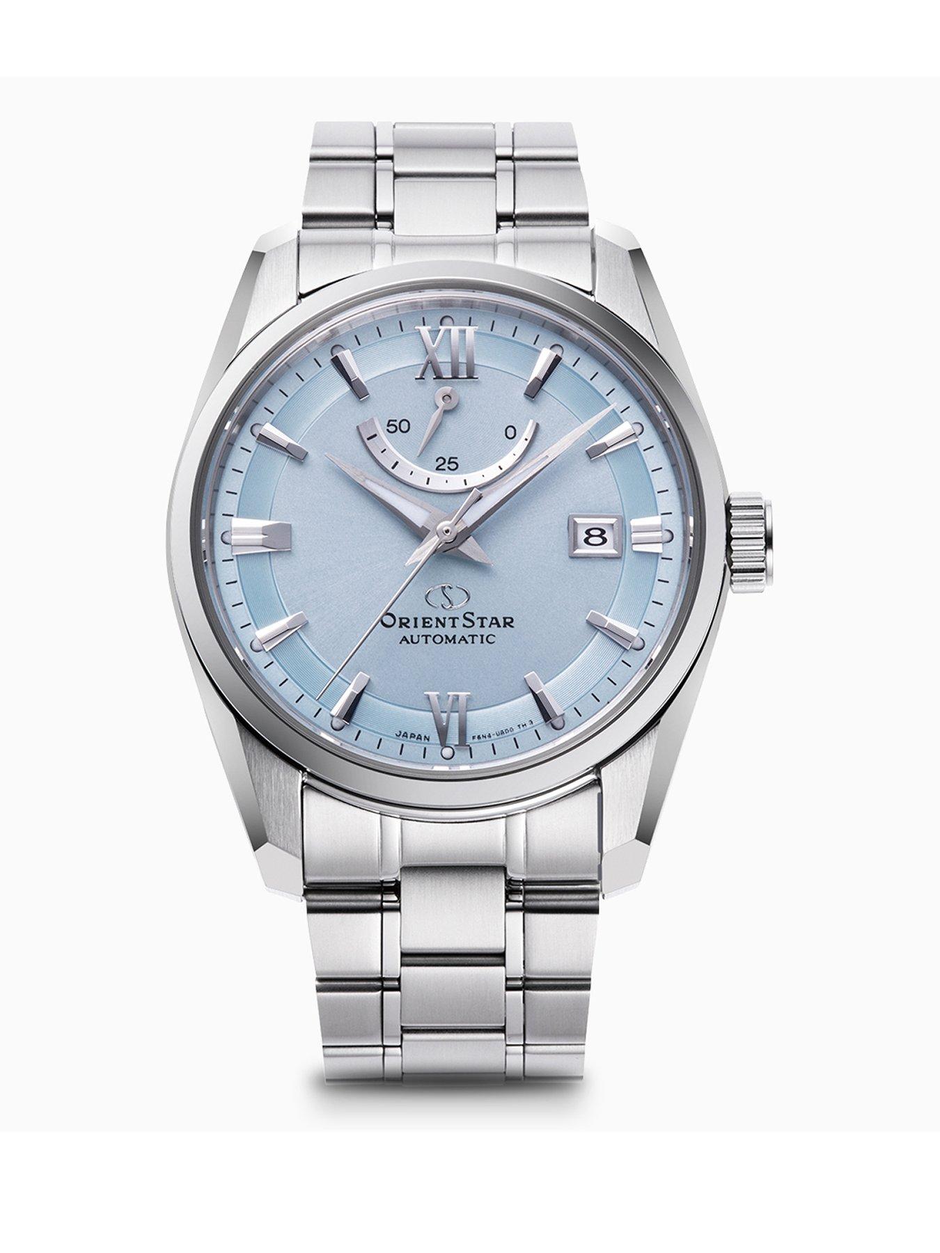 Image 1 of 5 of Orient Contemporary date blue dial steel