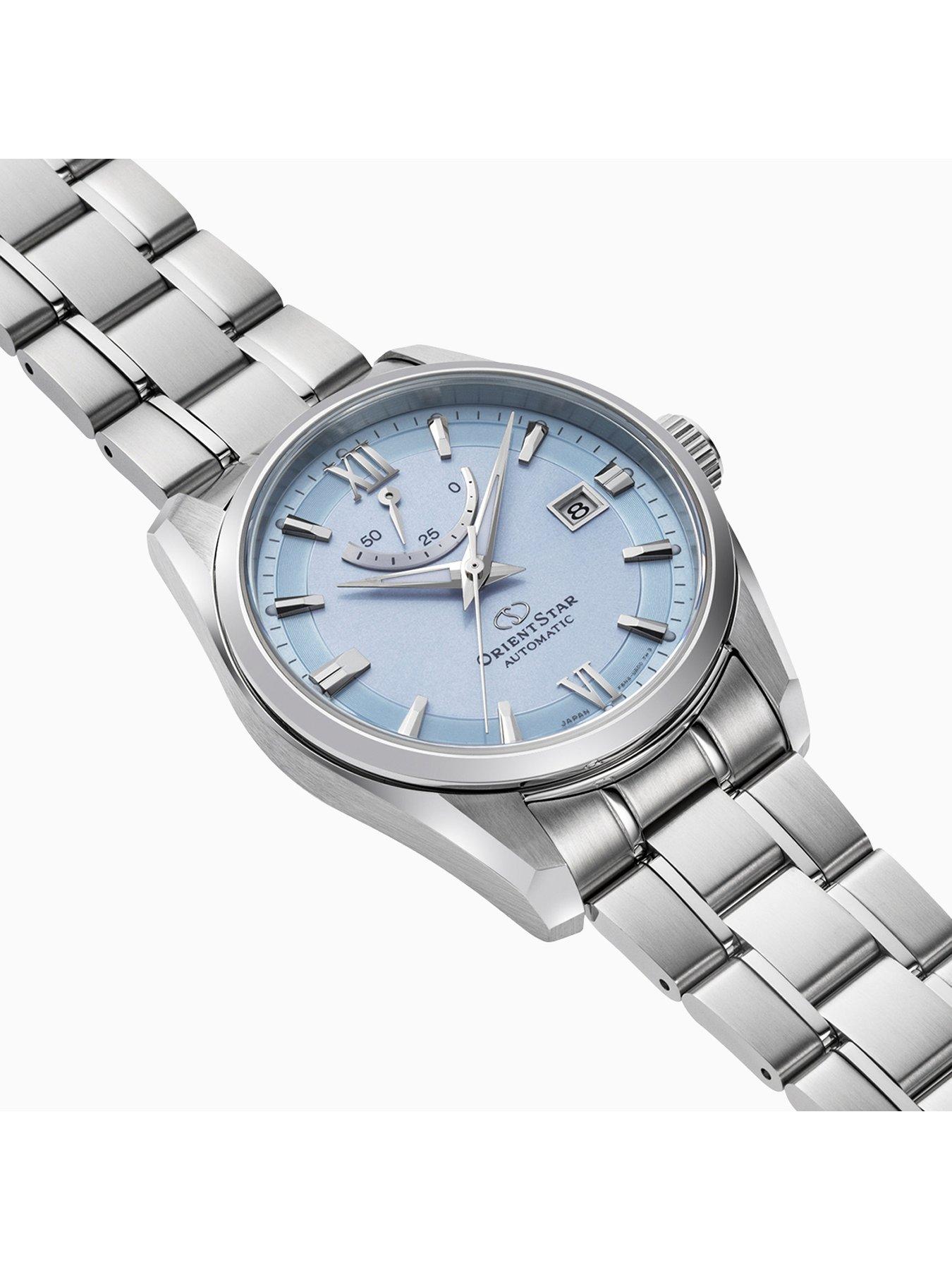 Image 2 of 5 of Orient Contemporary date blue dial steel