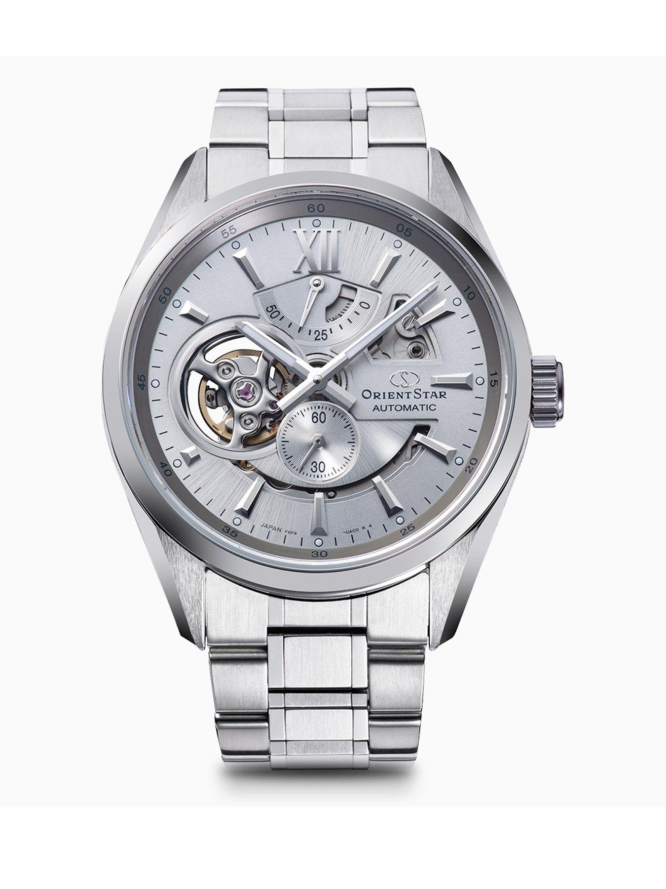 Image 1 of 5 of Orient Modern Skeleton silver dial steel
