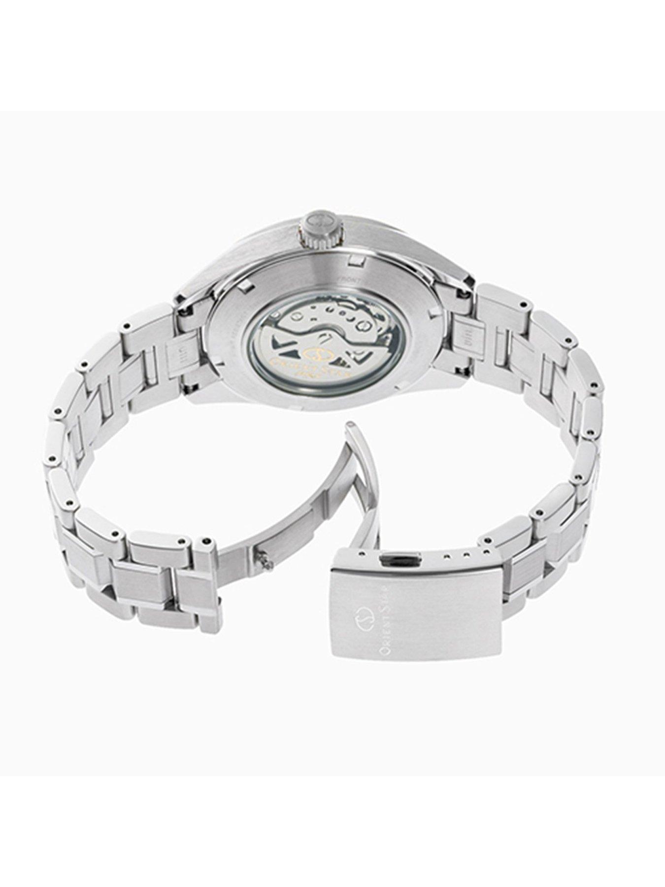 Image 3 of 5 of Orient Modern Skeleton silver dial steel