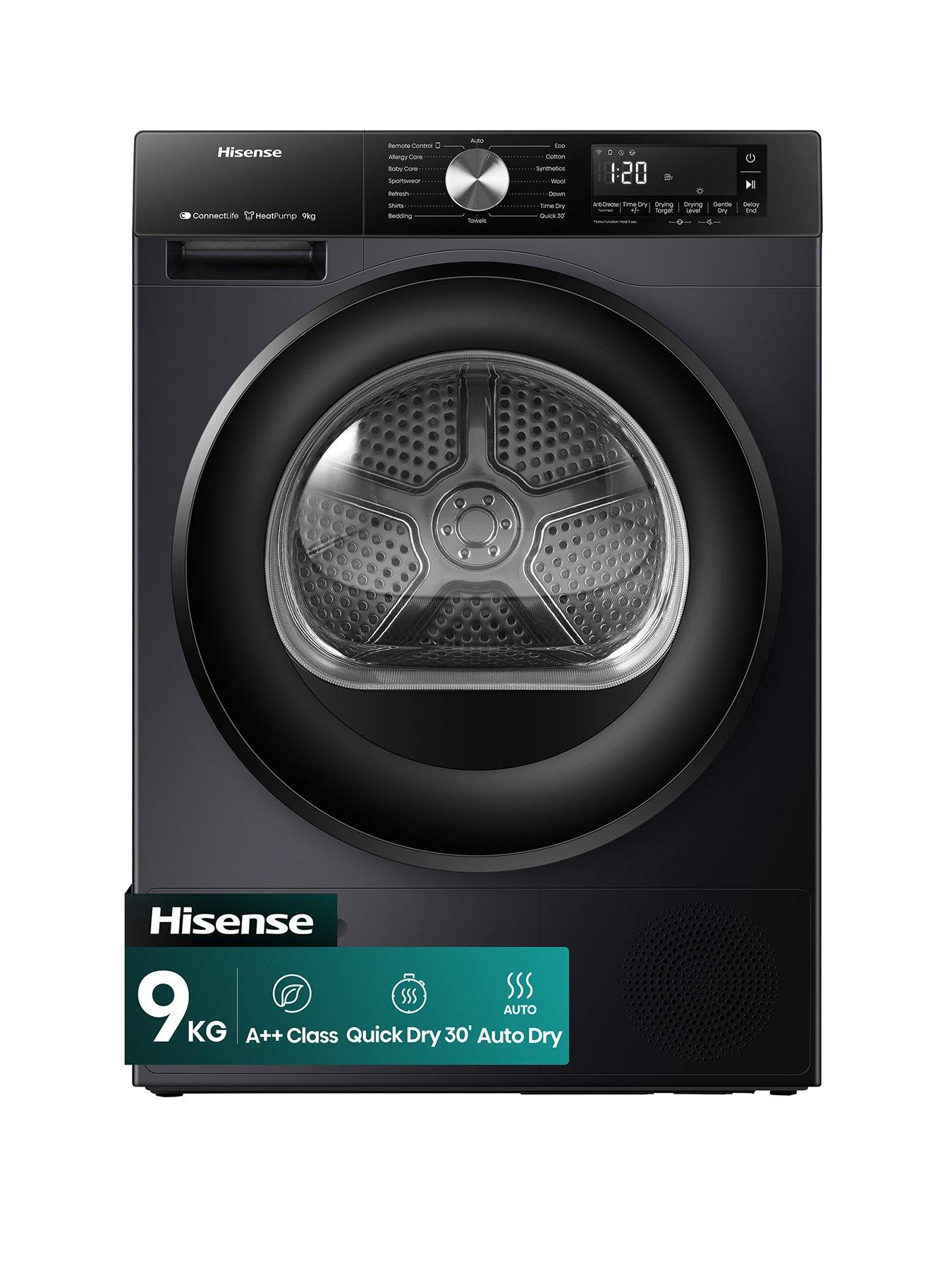 Hisense 3S Series Dh3S902Bbcc 9Kg Heat Pump Tumble Dryer
