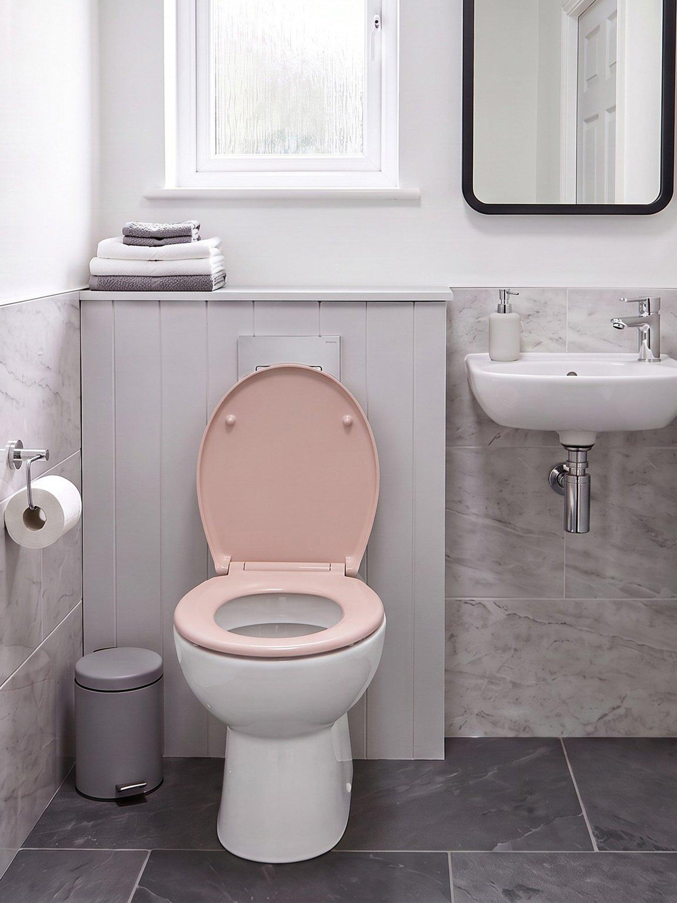 AQUALONA Thermoplast Toilet Seat - Pink