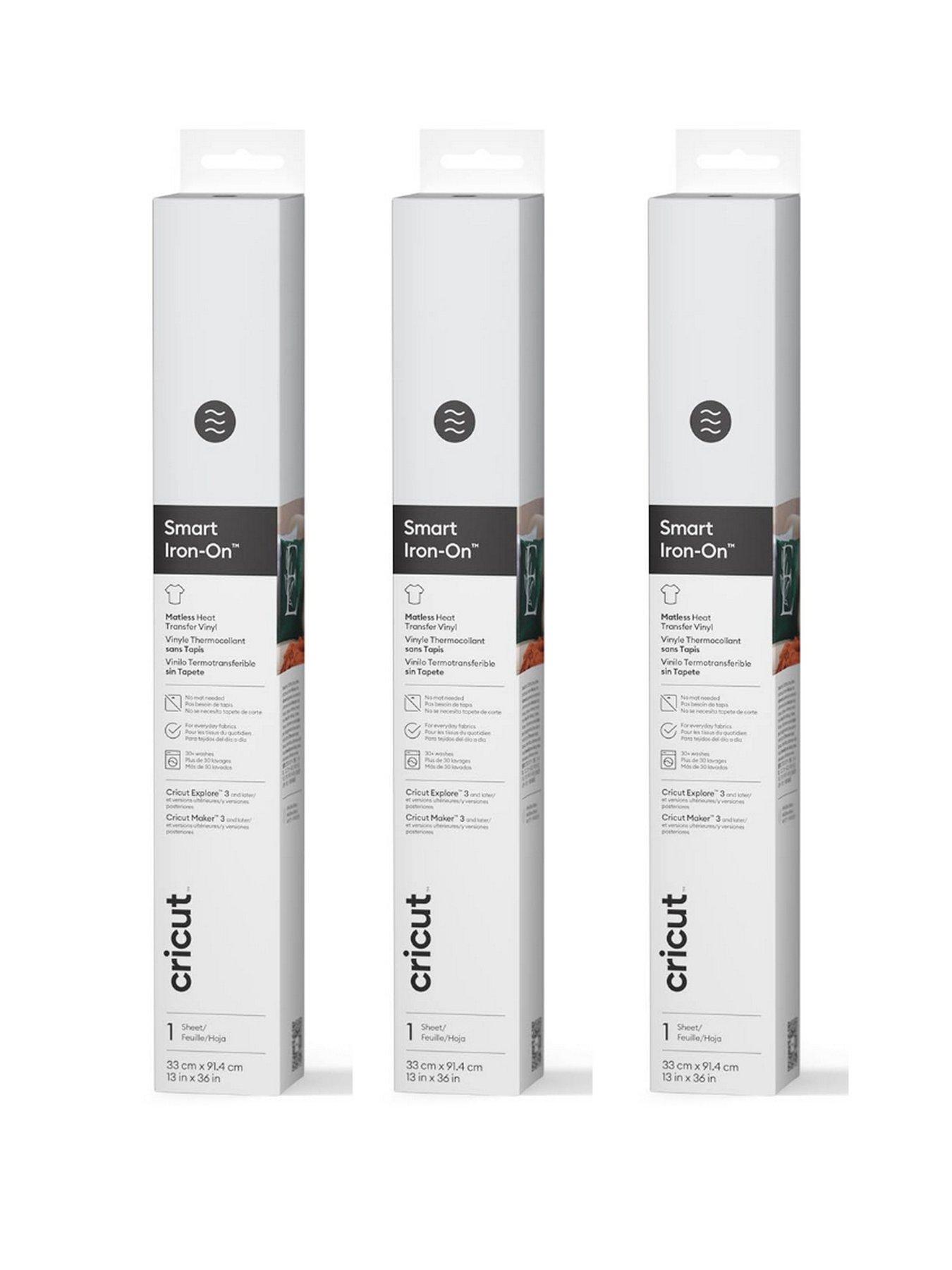 Cricut Smart Iron-On (33x91cm) White 3-pack Bundle