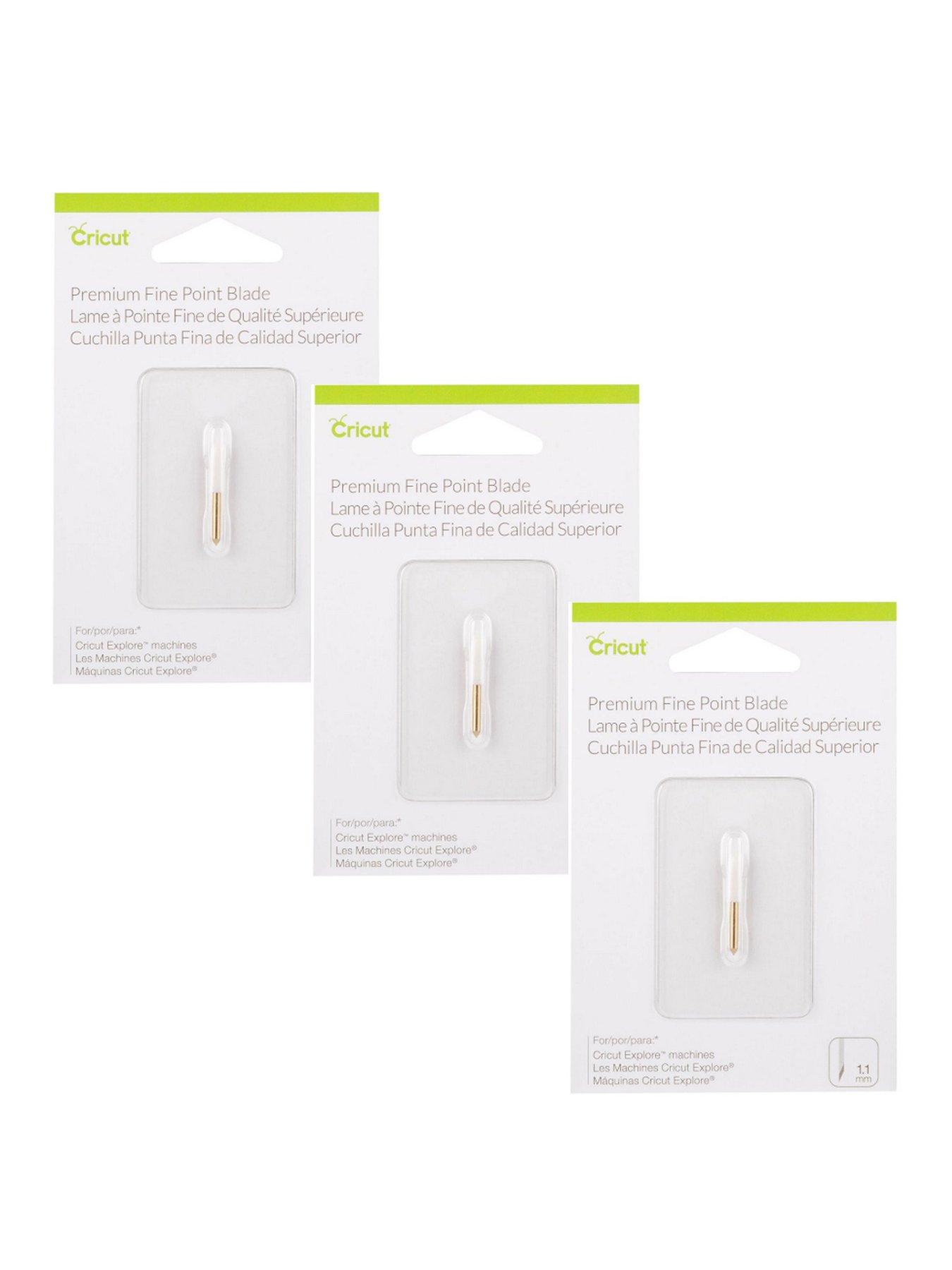 Cricut Explore/Maker Premium Fine-Point Replacement Blade 3-pack Bundle