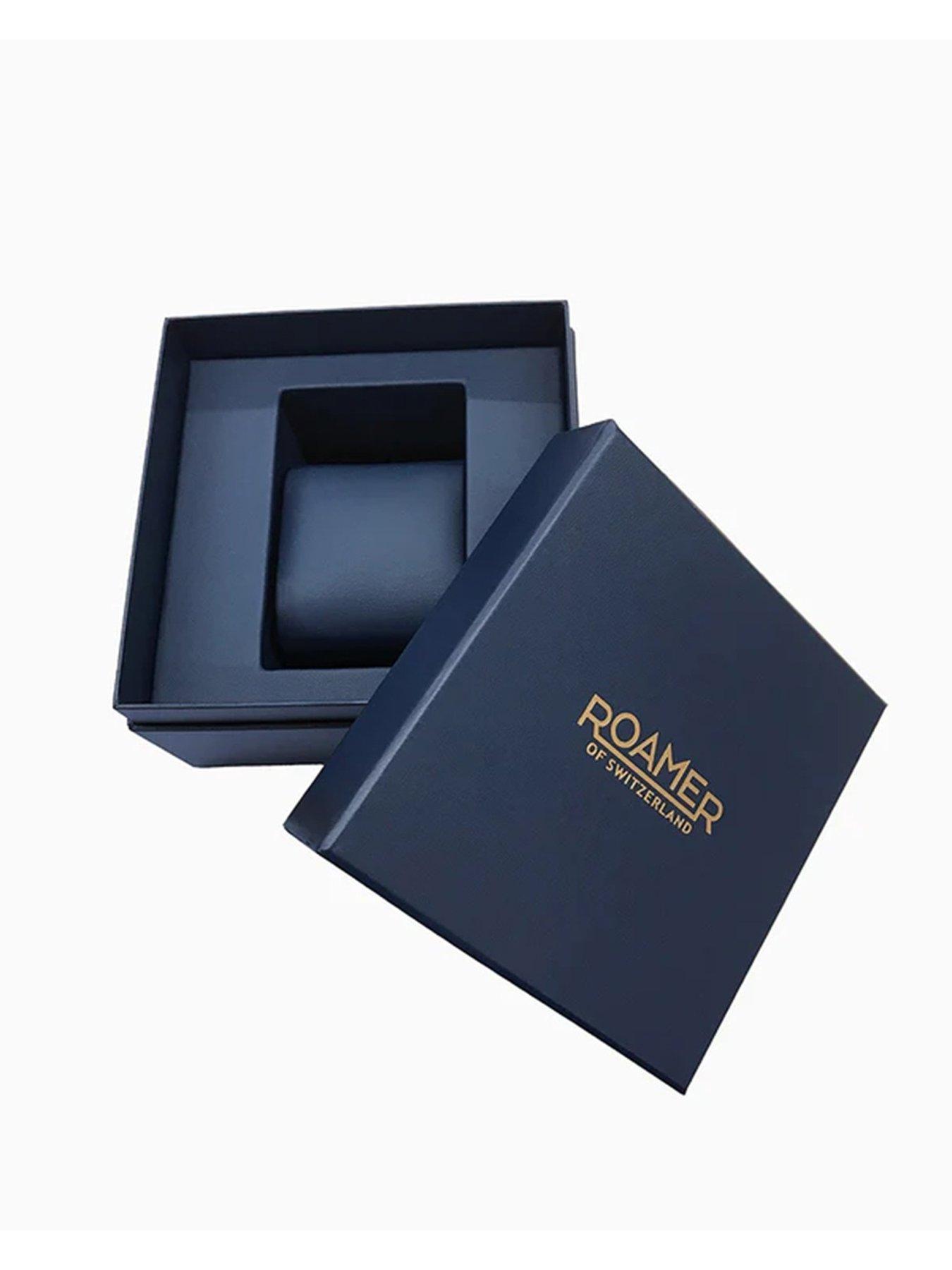 Image 5 of 5 of Roamer of Switzerland Speciale Automatic Black leather Strap